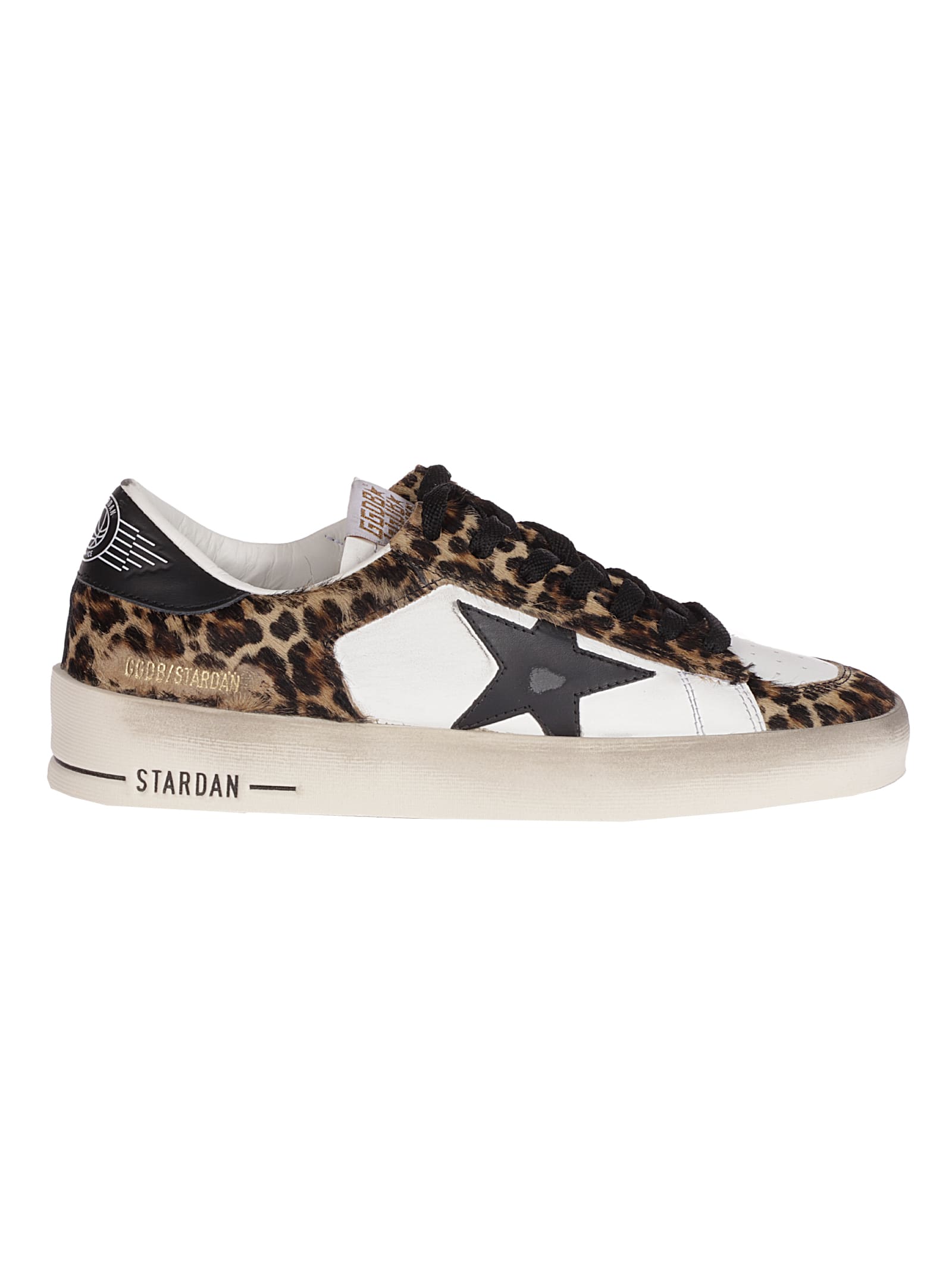 Golden Goose Stardan Leo Horsy And Leather Upper Leather Star A