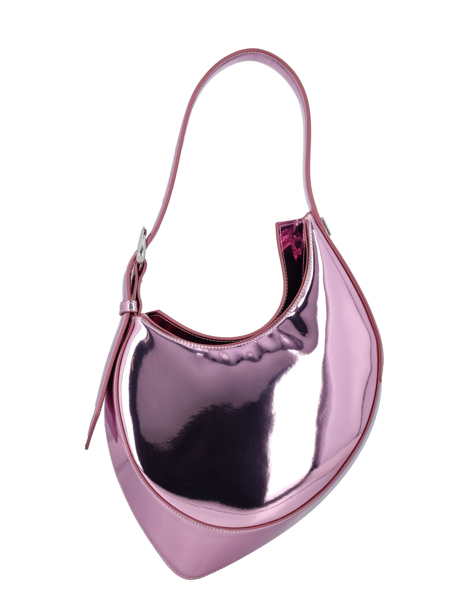 Shop Mugler Metallic Curve 02 In Pink/metallic