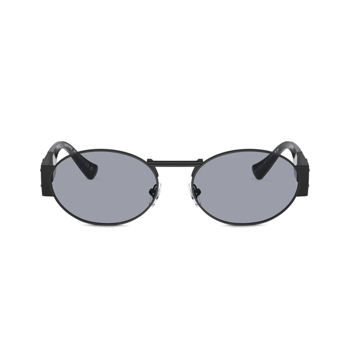 Shop Versace Ve2264 1261/1 Sunglasses In Nero