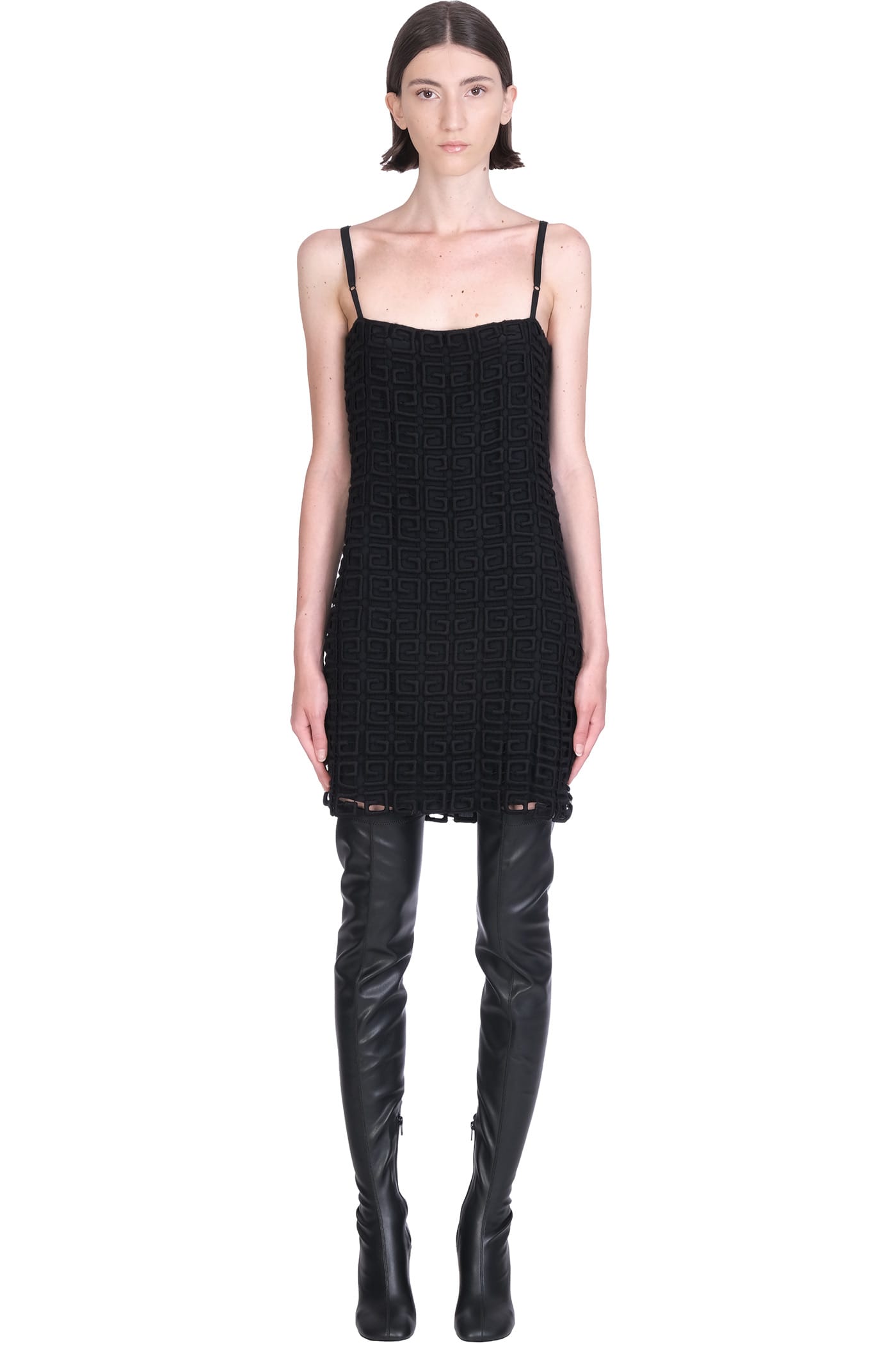 Givenchy Dress In Black Wool
