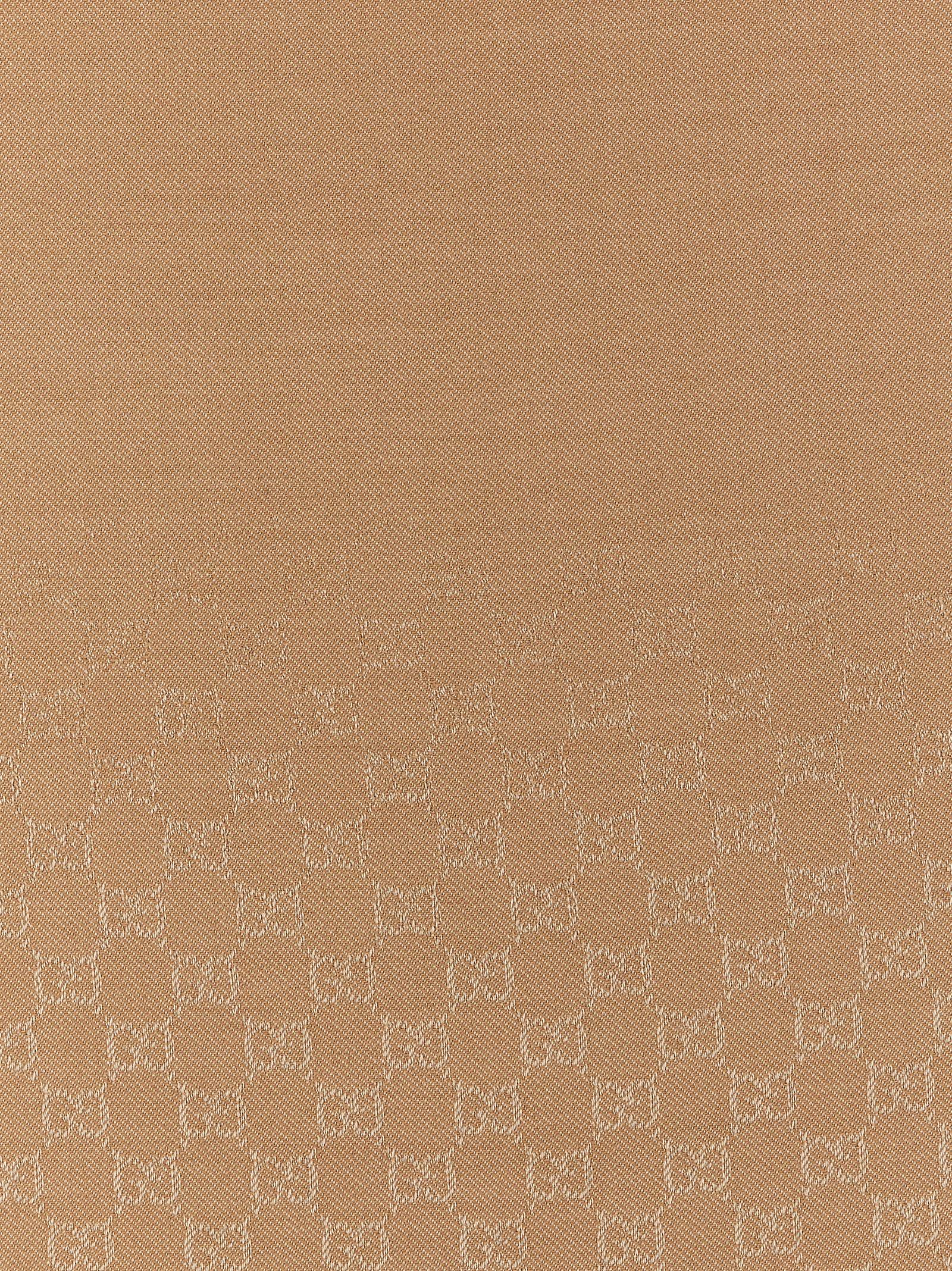 Gucci Gg Wool Scarf Scarves And Foulards Beige In Brown