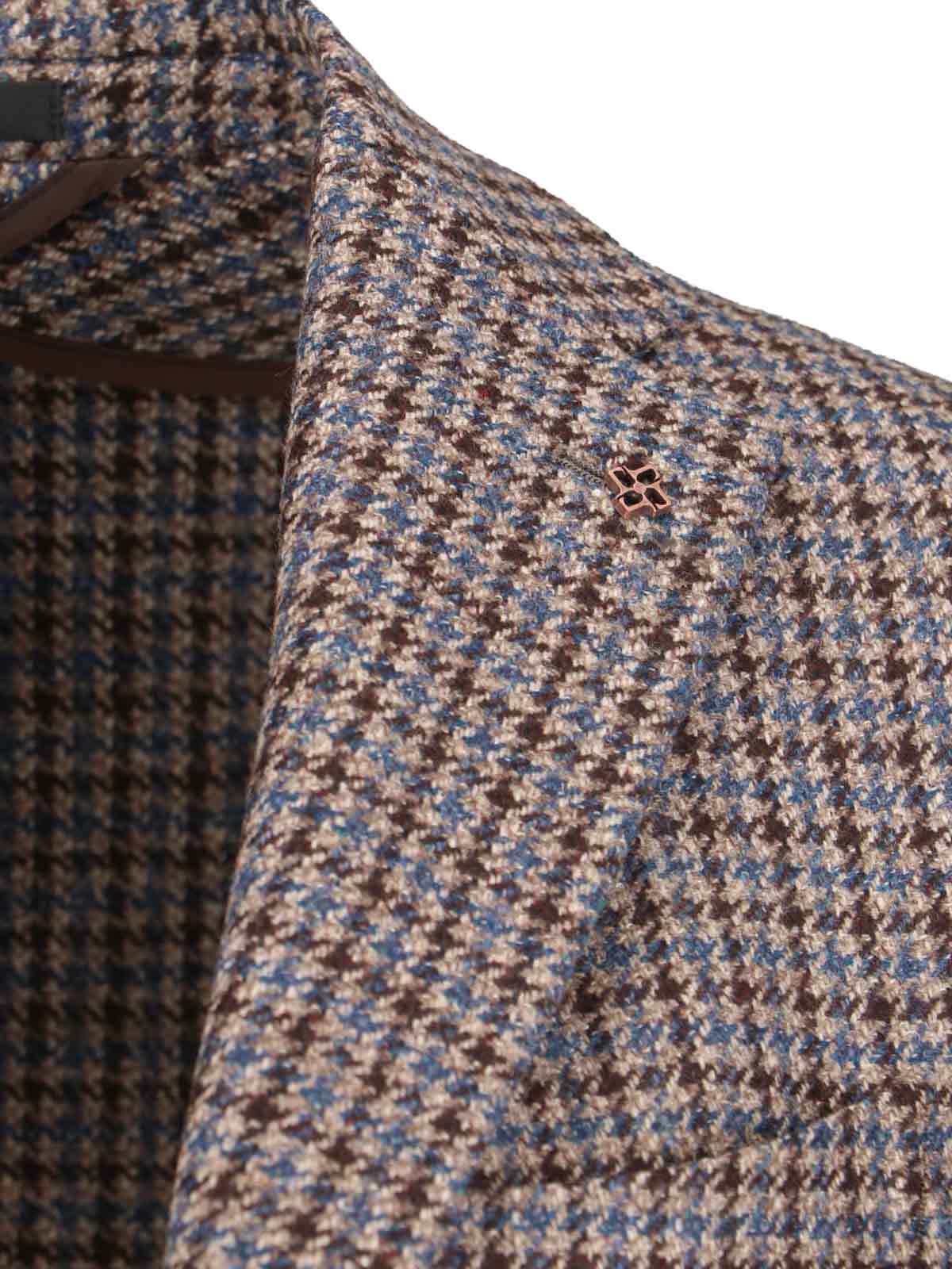 Tagliatore Single-breasted Blazer In Neutral