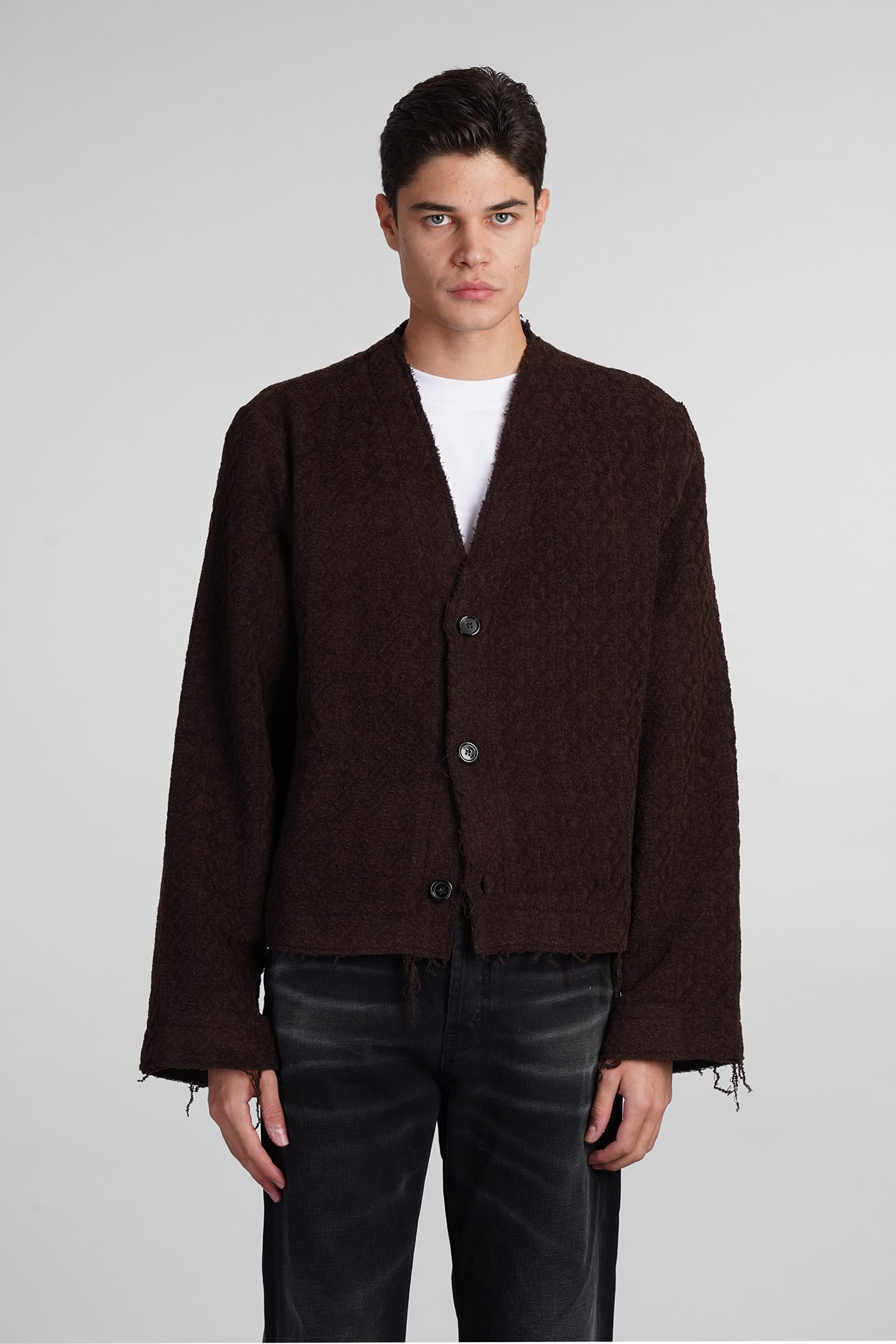 Zola Cardigan Cardigan In Brown Polyacrylic