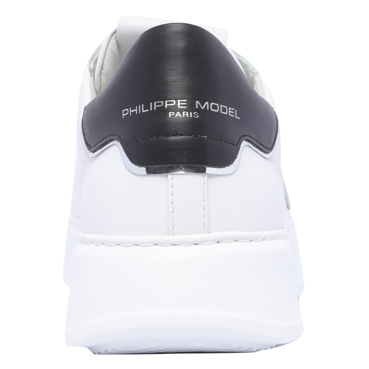 Shop Philippe Model Temple Sneakers In White/black