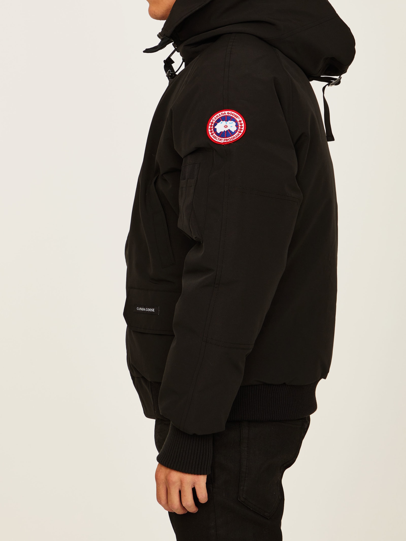 Shop Canada Goose Chilliwack Bomber Jacket In Black