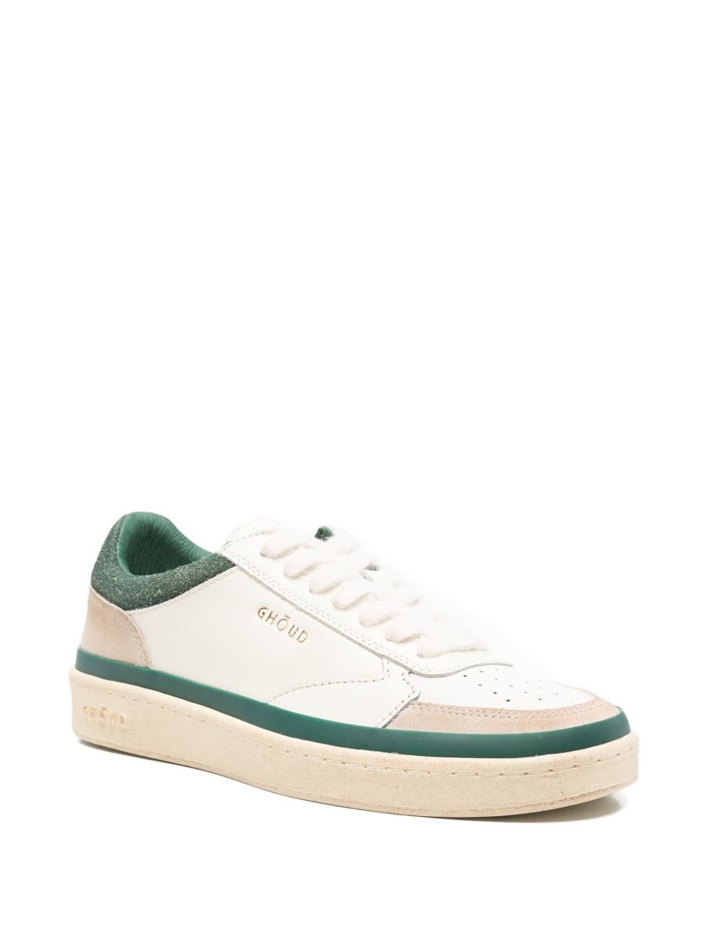 Ghoud Ghōud Pads Brushed Low Sneakers In White
