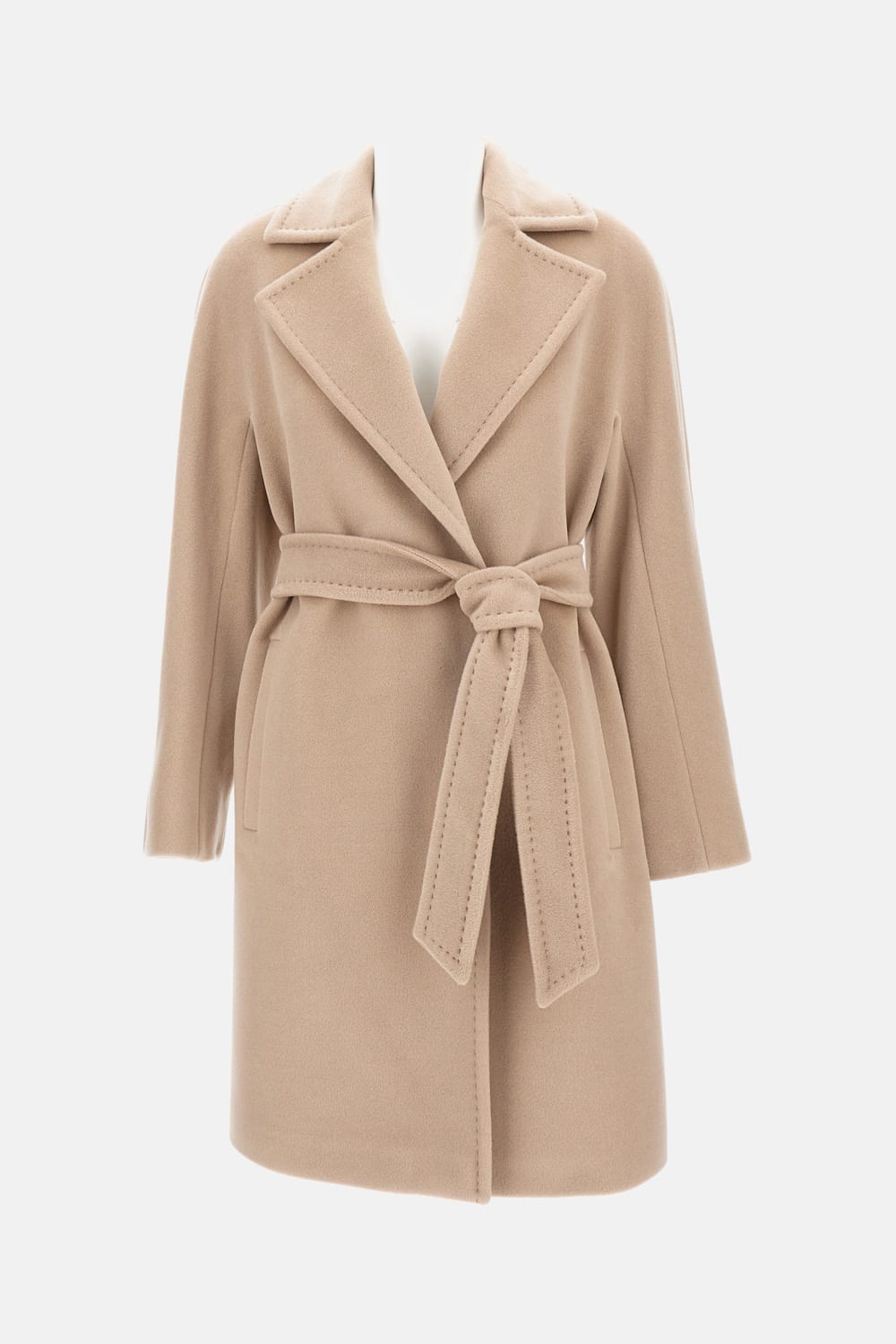 Max Mara Scire Coat In Sand
