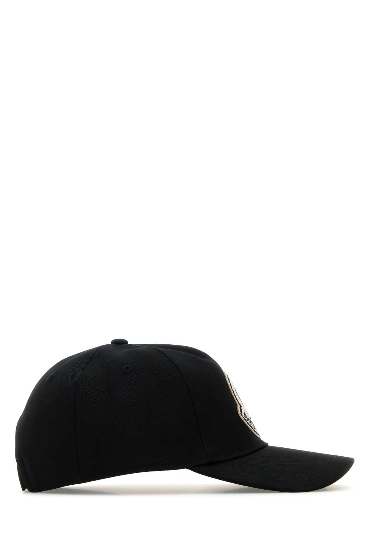 Shop Moncler Black Cotton Baseball Cap