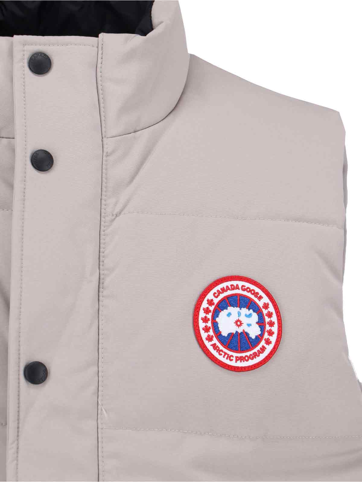 Canada Goose Mens Freestyle Padded Slim-fit Shell-down Gilet Limestone In Pink