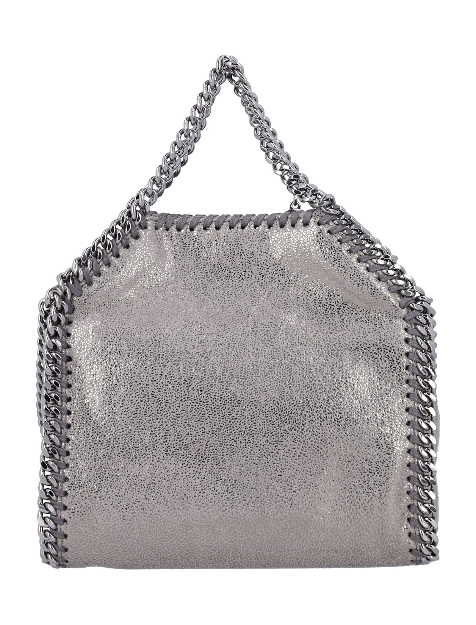 Stella Mccartney Falabella Tiny Tote Bag In Gray