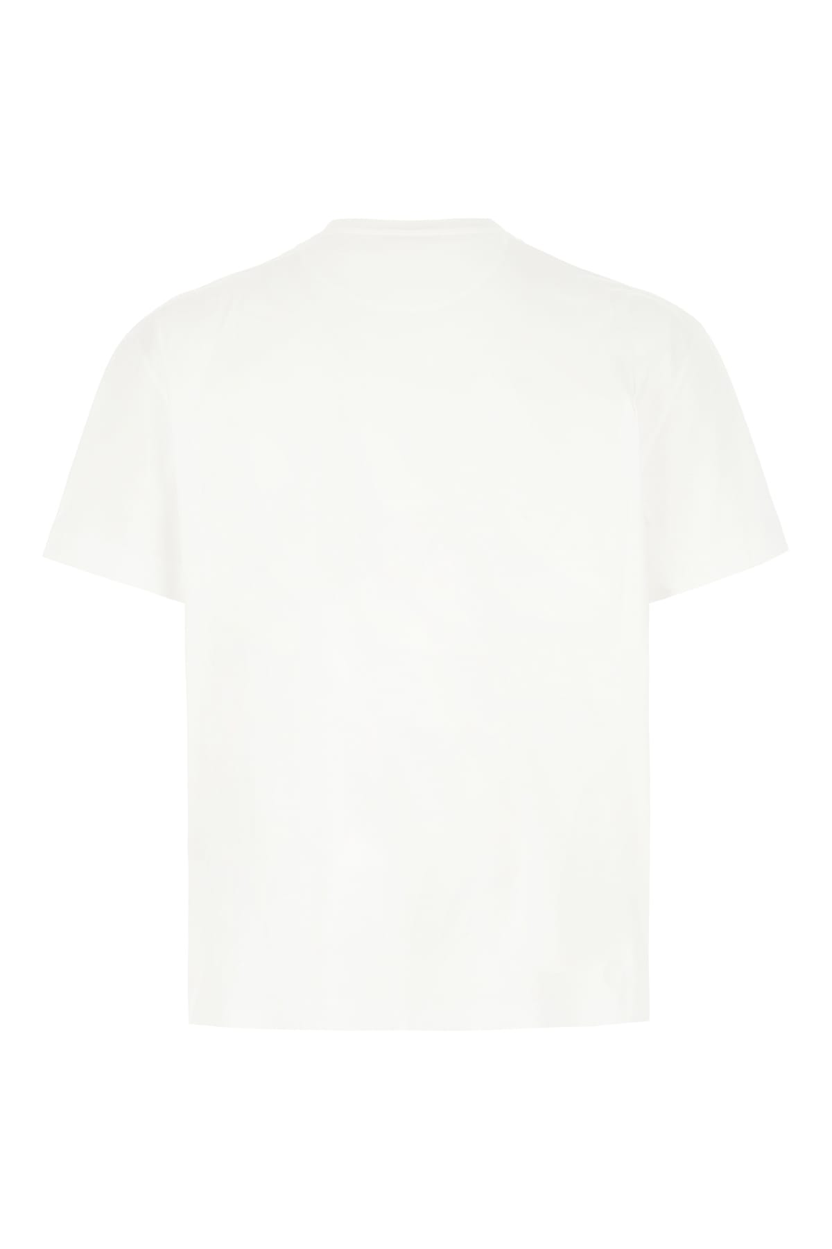 Shop Valentino White Cotton T-shirt In Bianco