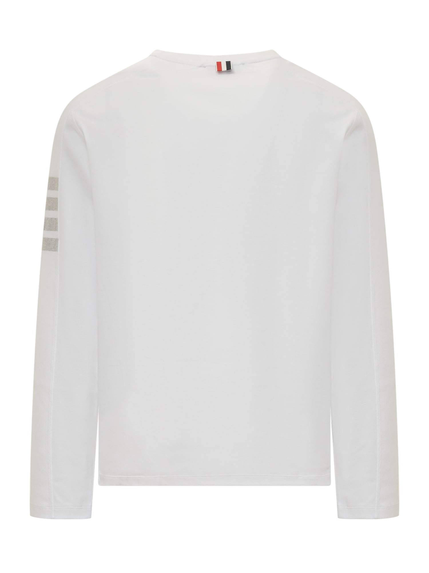 Shop Thom Browne 4bar Striped T-shirt In White
