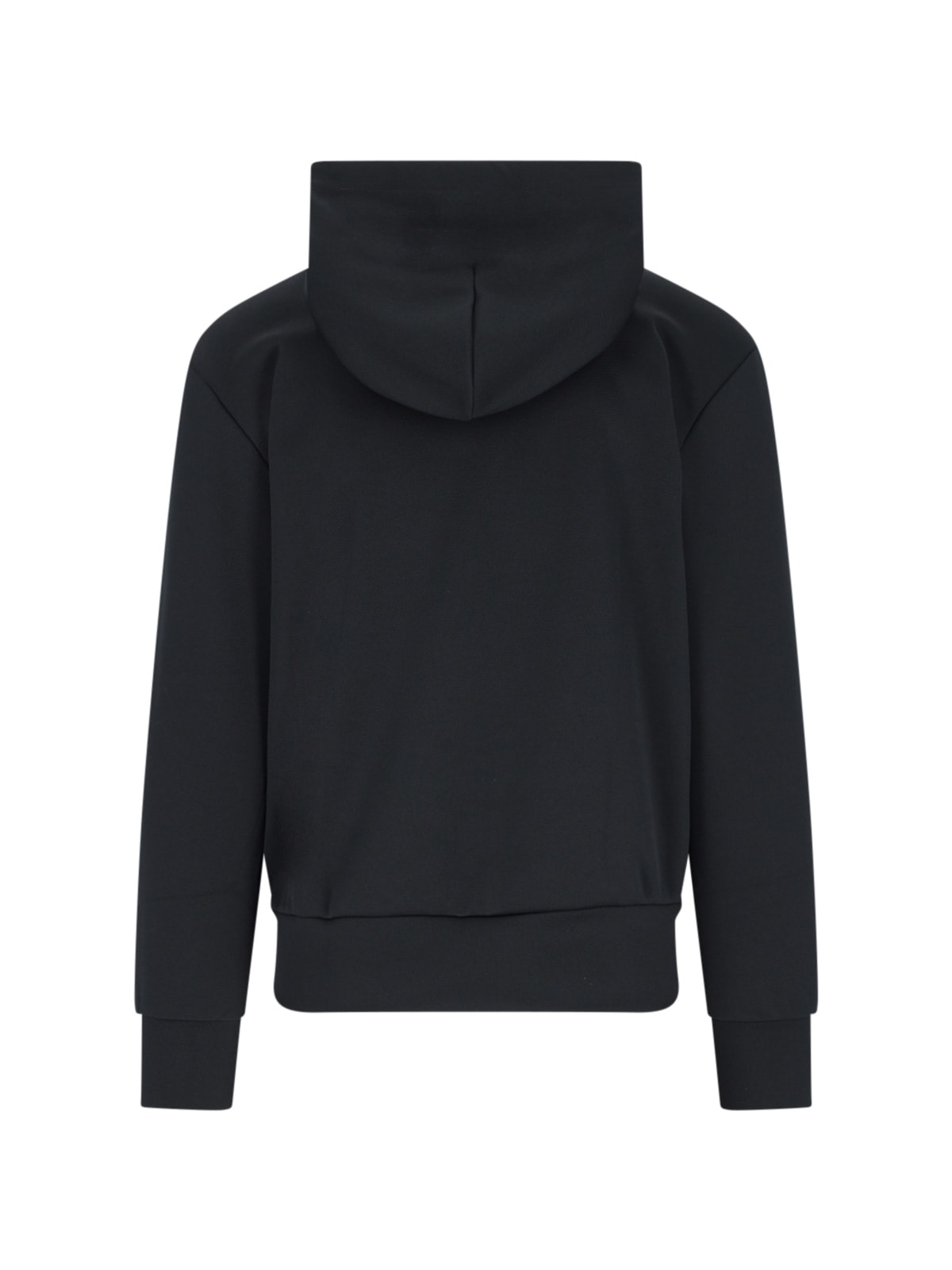 Comme Des Garçons Play Logo Hoodie In Black