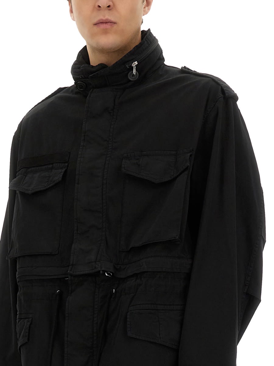 Helmut Lang Dissected Field Jacket In Black