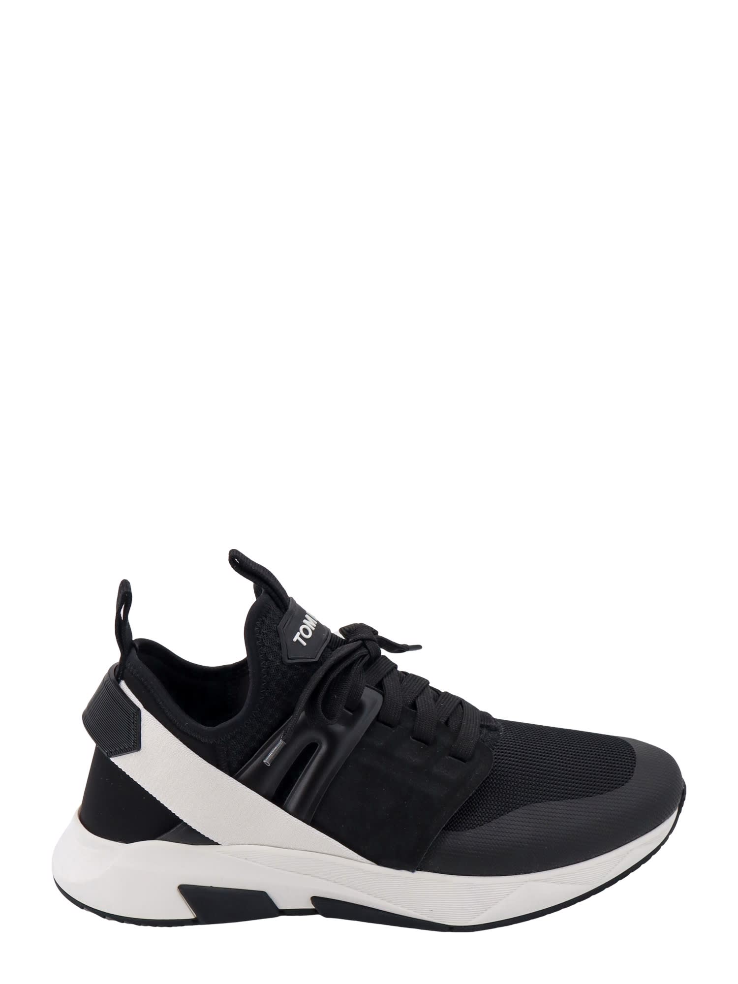 Shop Tom Ford Jago Sneakers In Black
