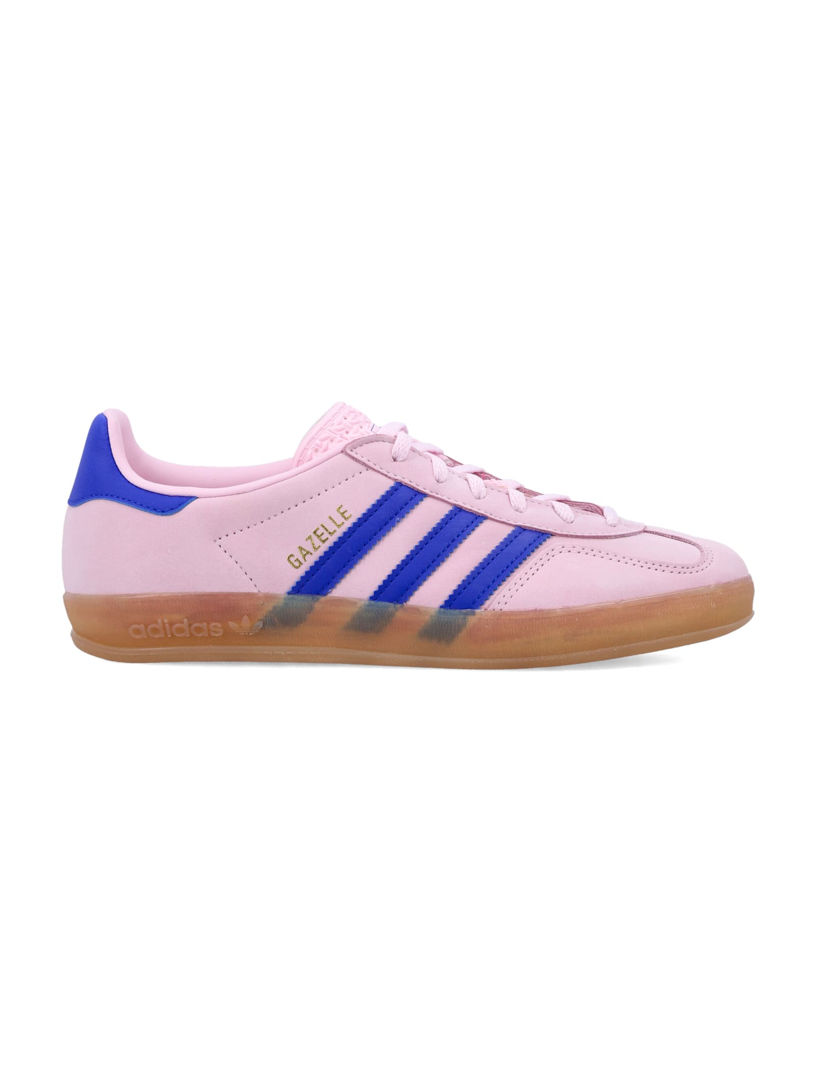 Adidas Originals Gazelle Indoor Sneakers In Pink And Blue In Pink