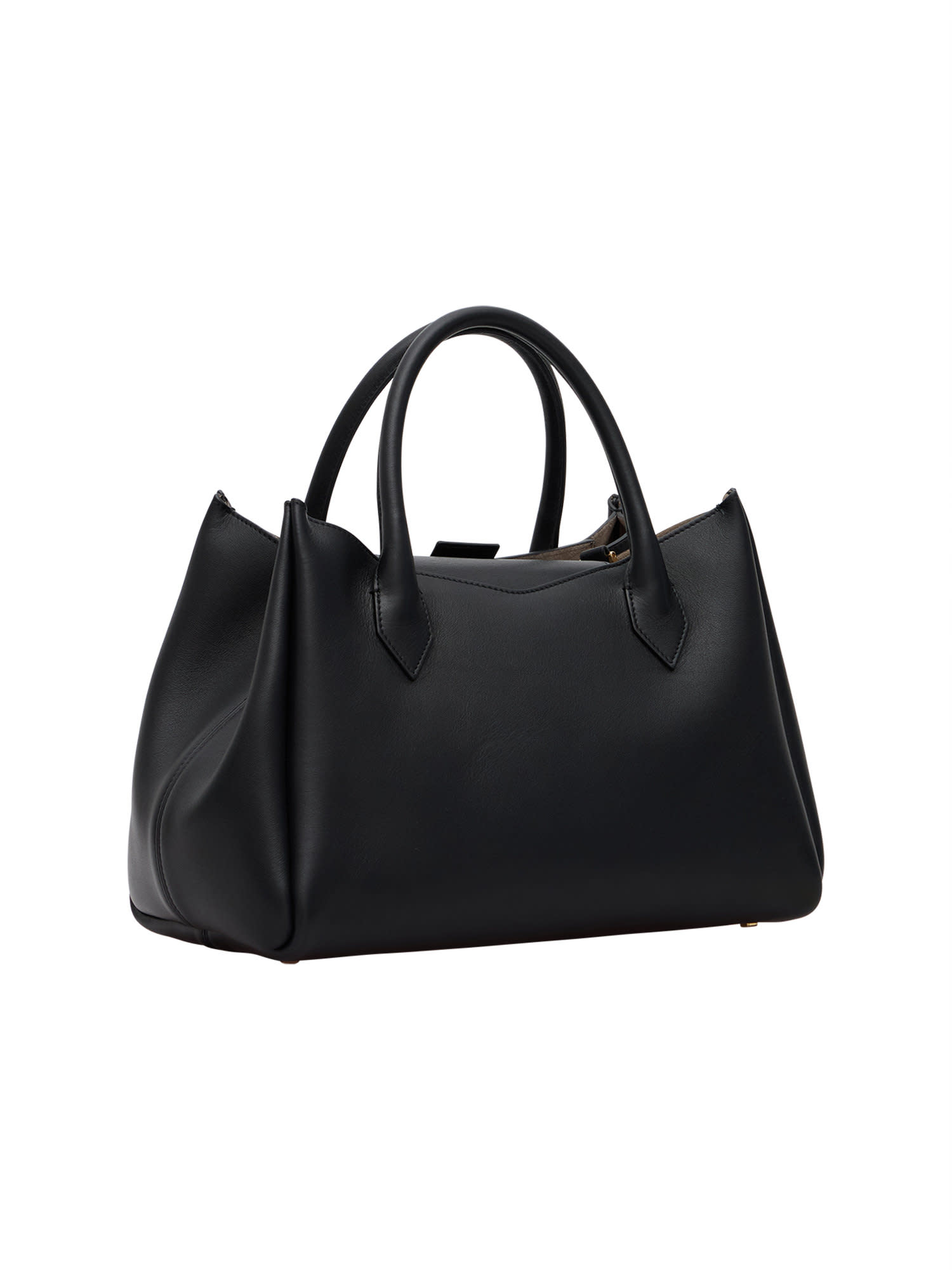 Shop Lanvin Logo Detail Tote In Black