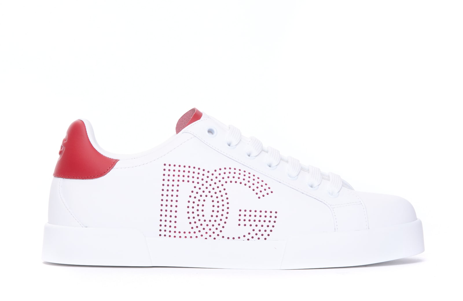 Shop Dolce & Gabbana Portofino Sneakers In White