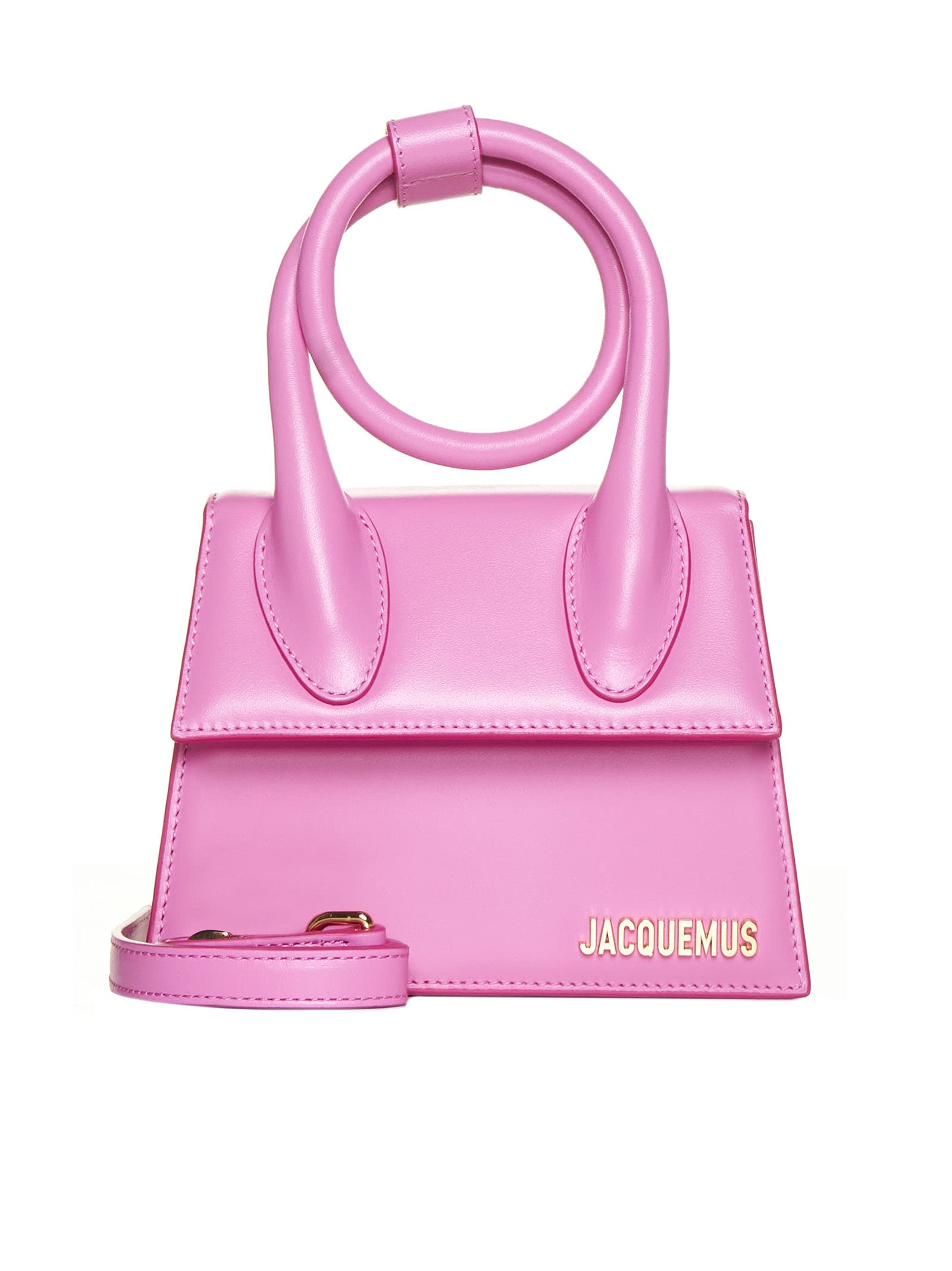 Jacquemus Tote In Neon Pink