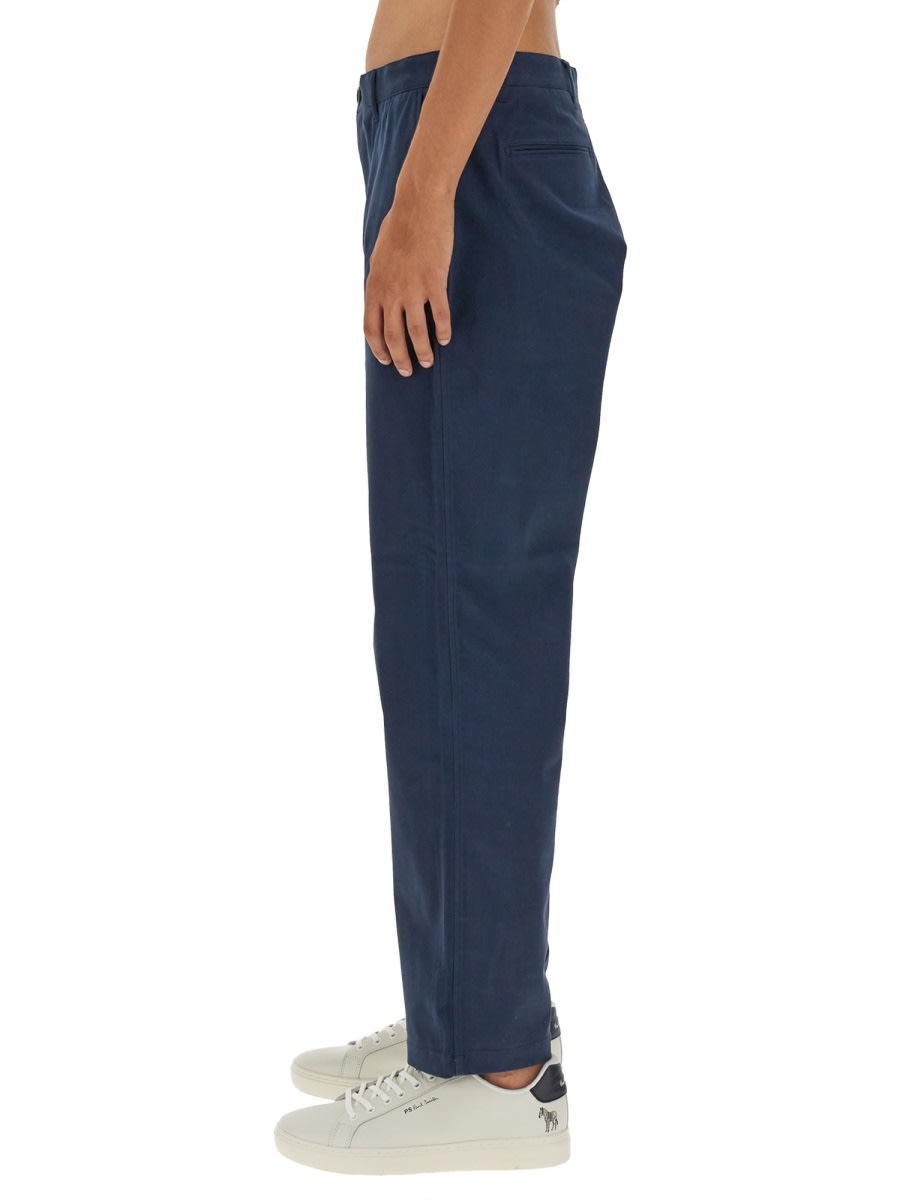 Shop Ps By Paul Smith Loose Fit Pants In Blue