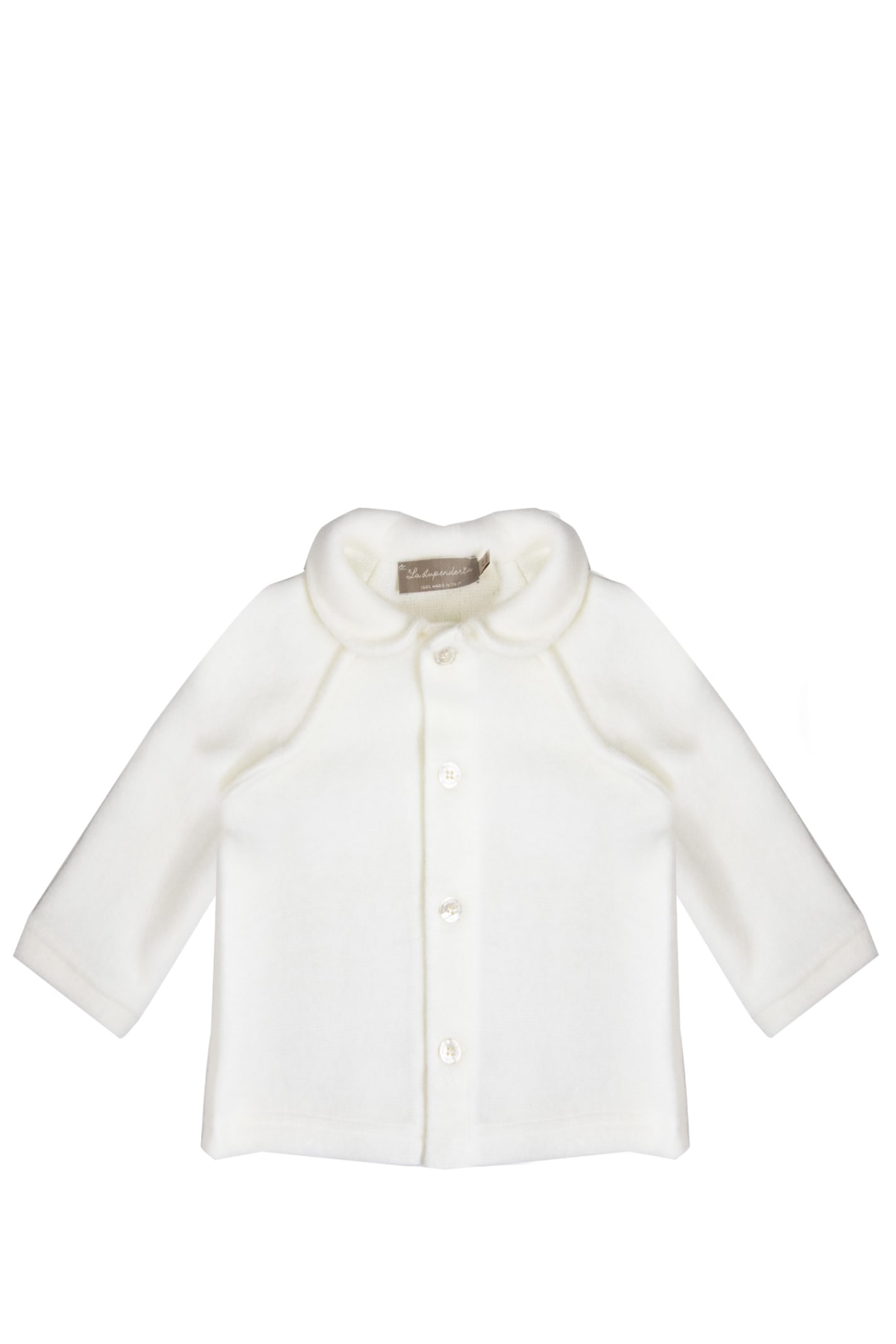 La Stupenderia Kids' Cotton Jacket In White
