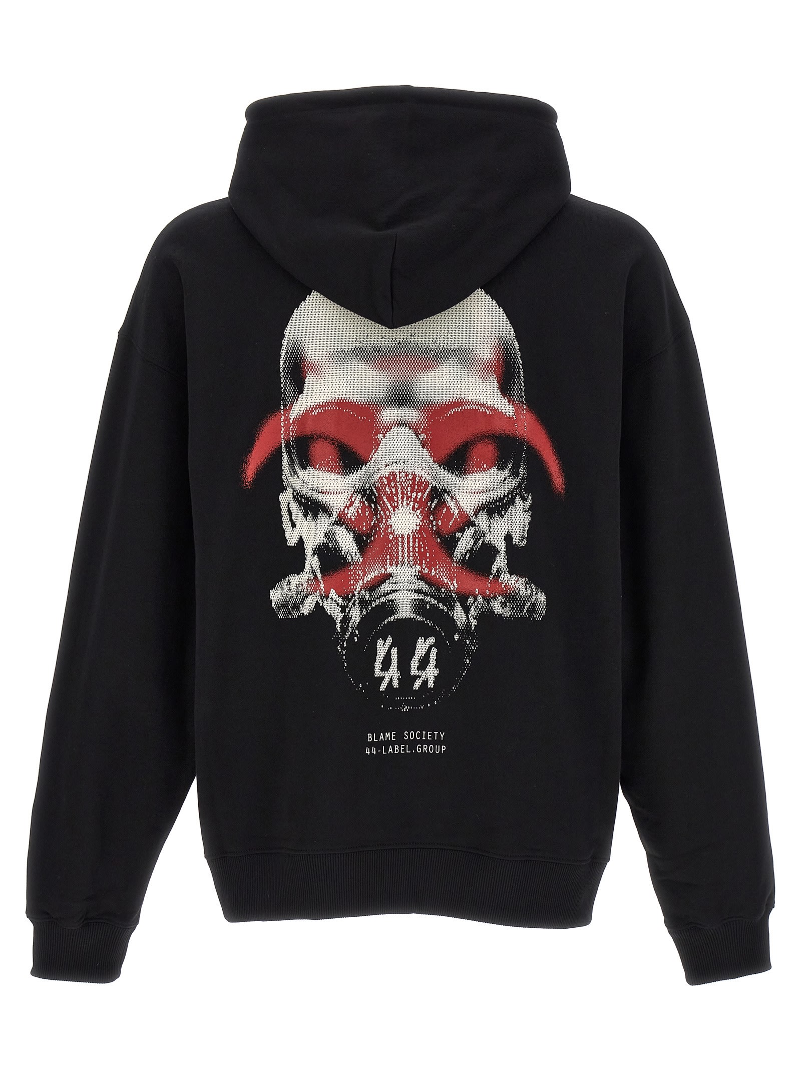 Shop 44 Label Group Logo Hoodie In Black