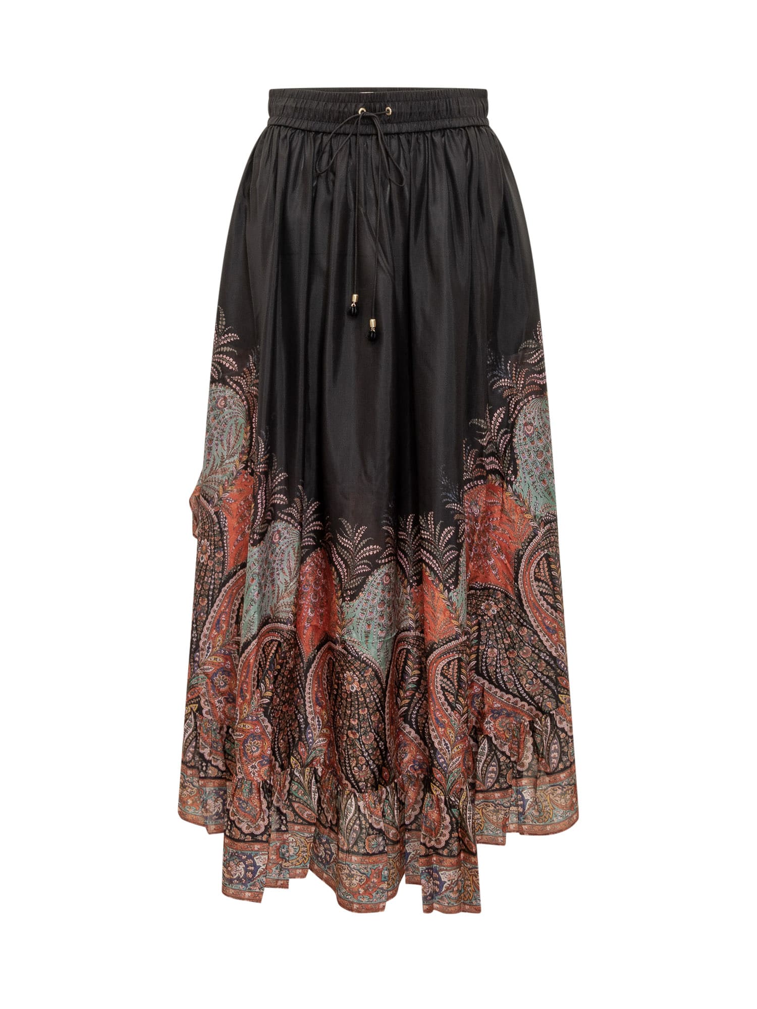 Zimmermann Rhiannon Maxi Skirt In Black