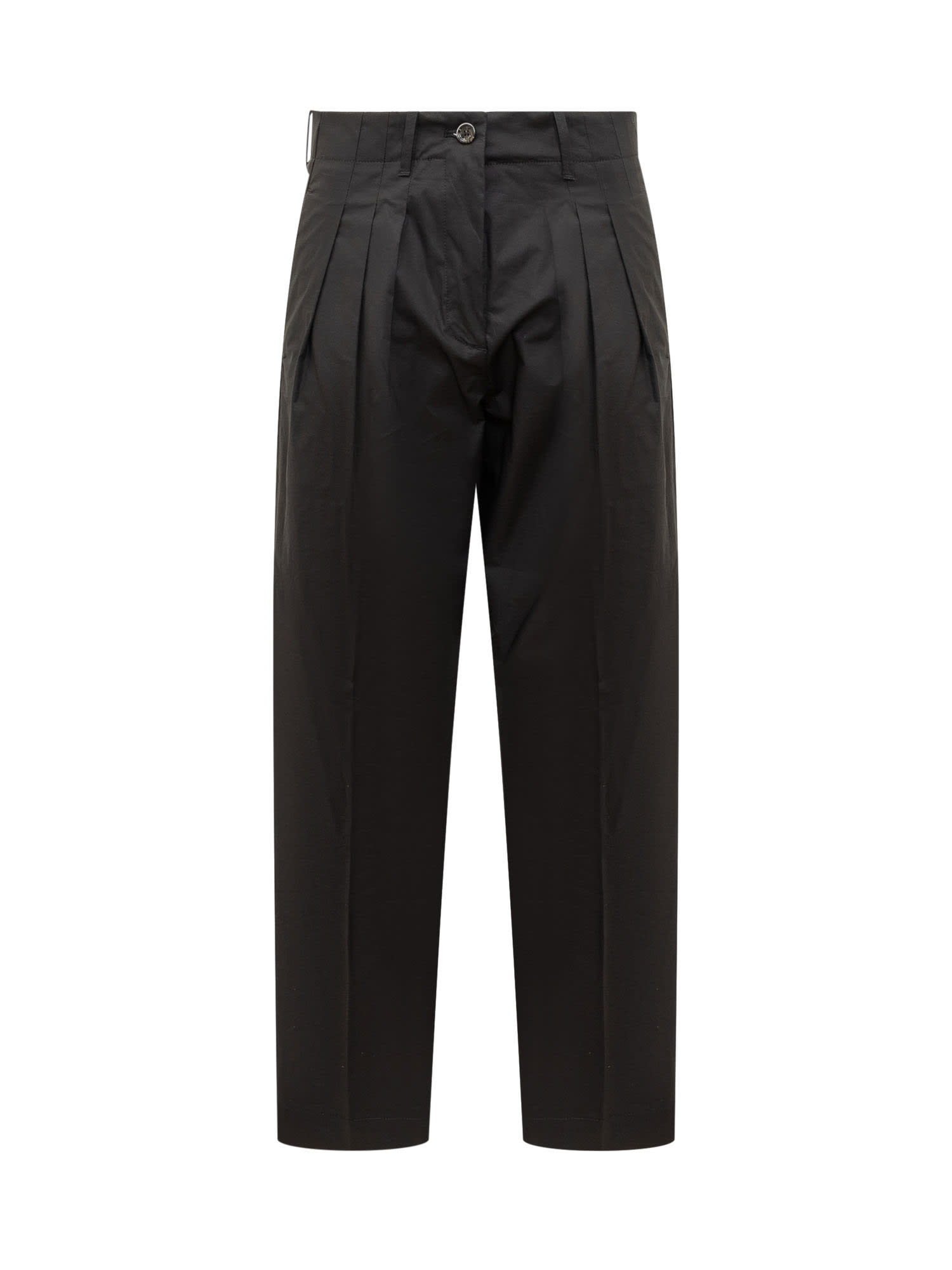 Nine In The Morning Diamante Carrot Trousers In Nero