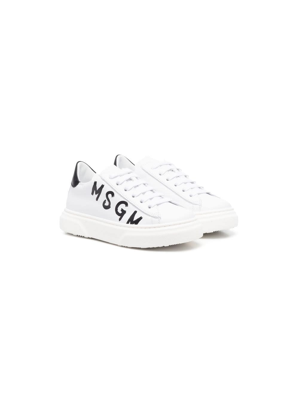 MSGM SNEAKERS WITH PRINT
