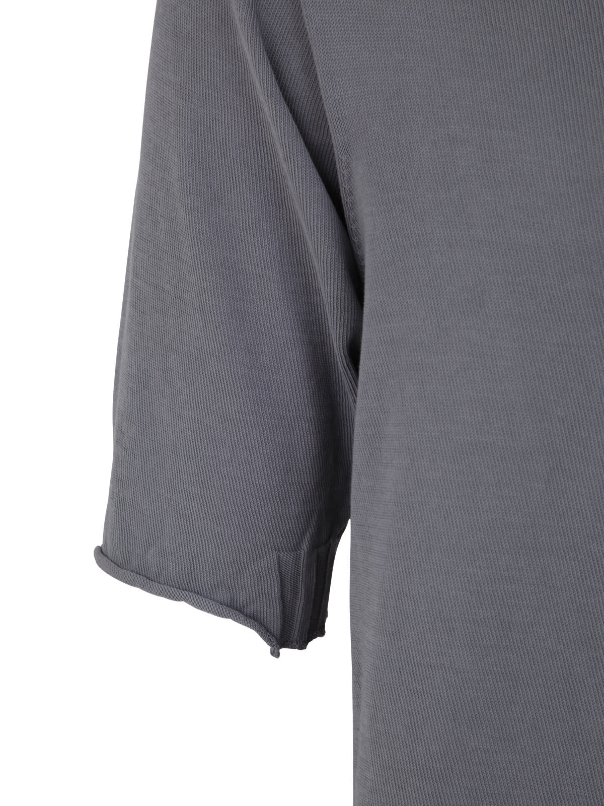 Shop Md75 Round Neck Pullover In Basic Medium Grey