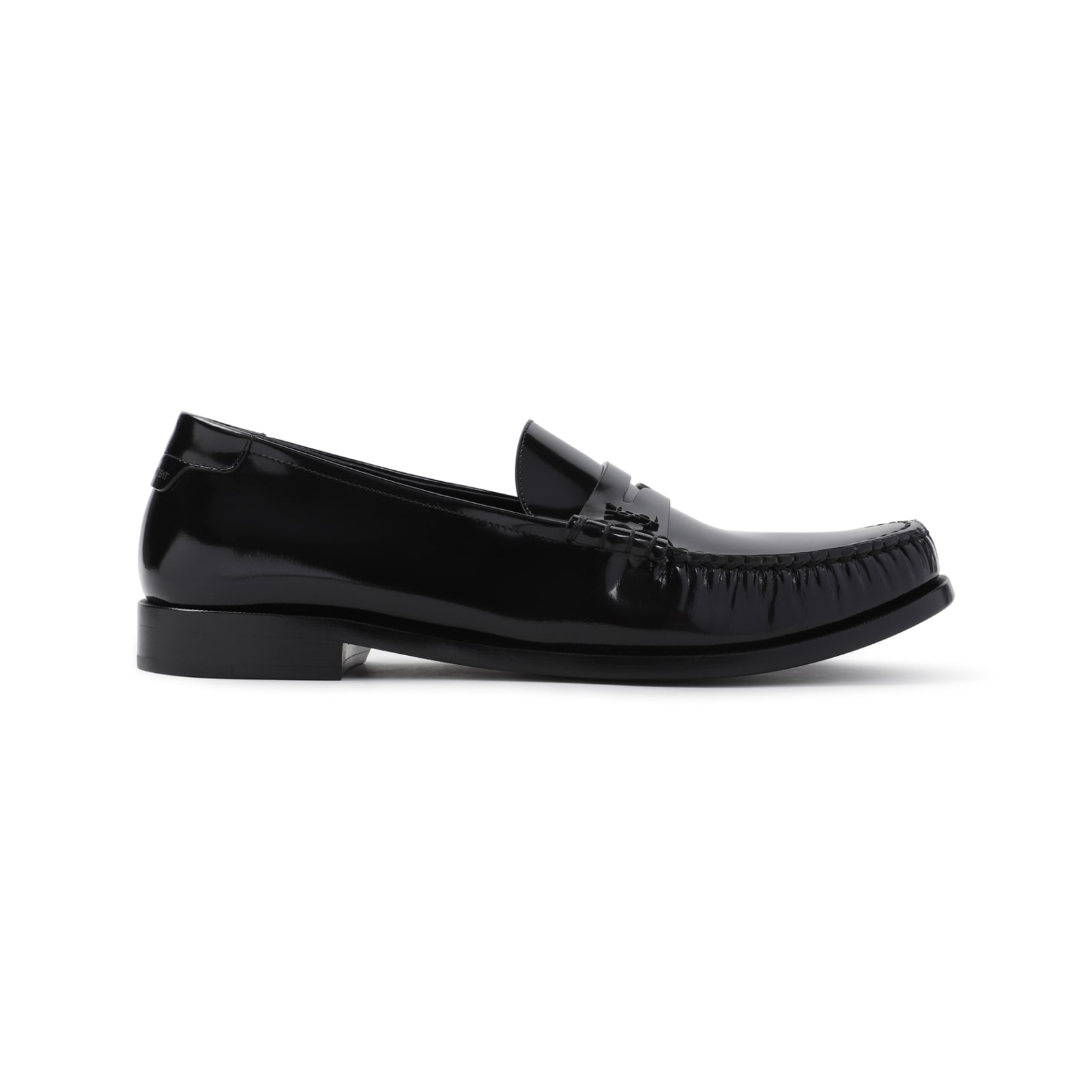 Shop Saint Laurent Le Loafer 15 Mocassin In Nero