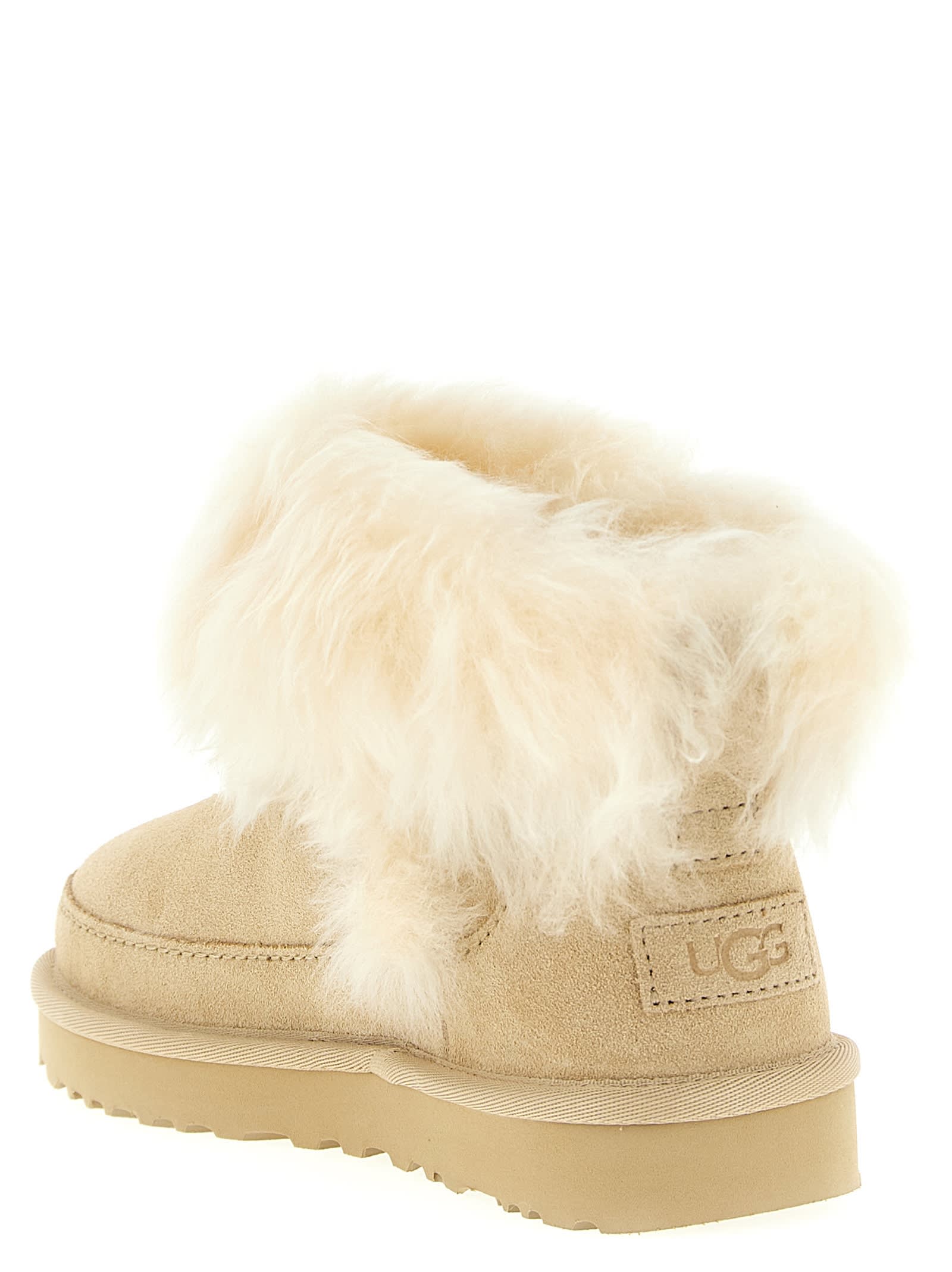 Ugg Classic Ultra Mini Chalet Ankle Boots In Neutral