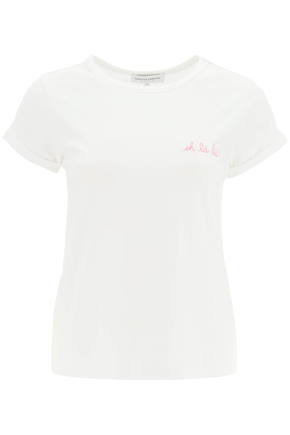 Shop Maison Labiche Poitou Oh L T-shirt In White