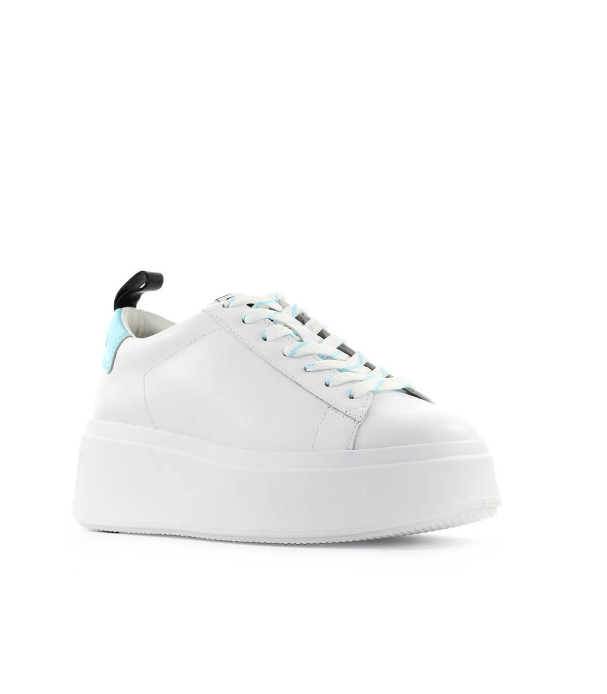 light blue platform sneakers