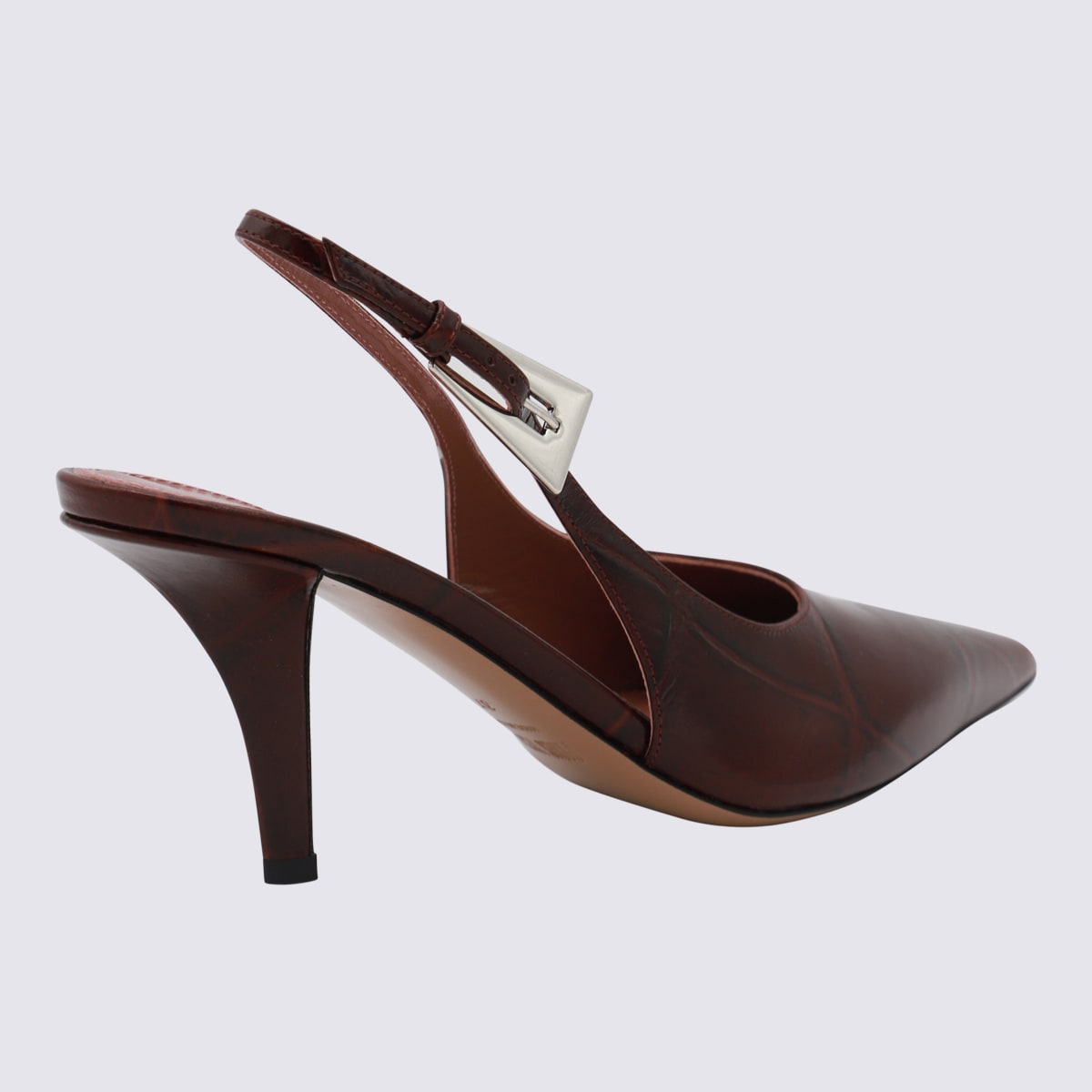 Shop Paris Texas Dark Red Leather Pumps In Rouge Noir