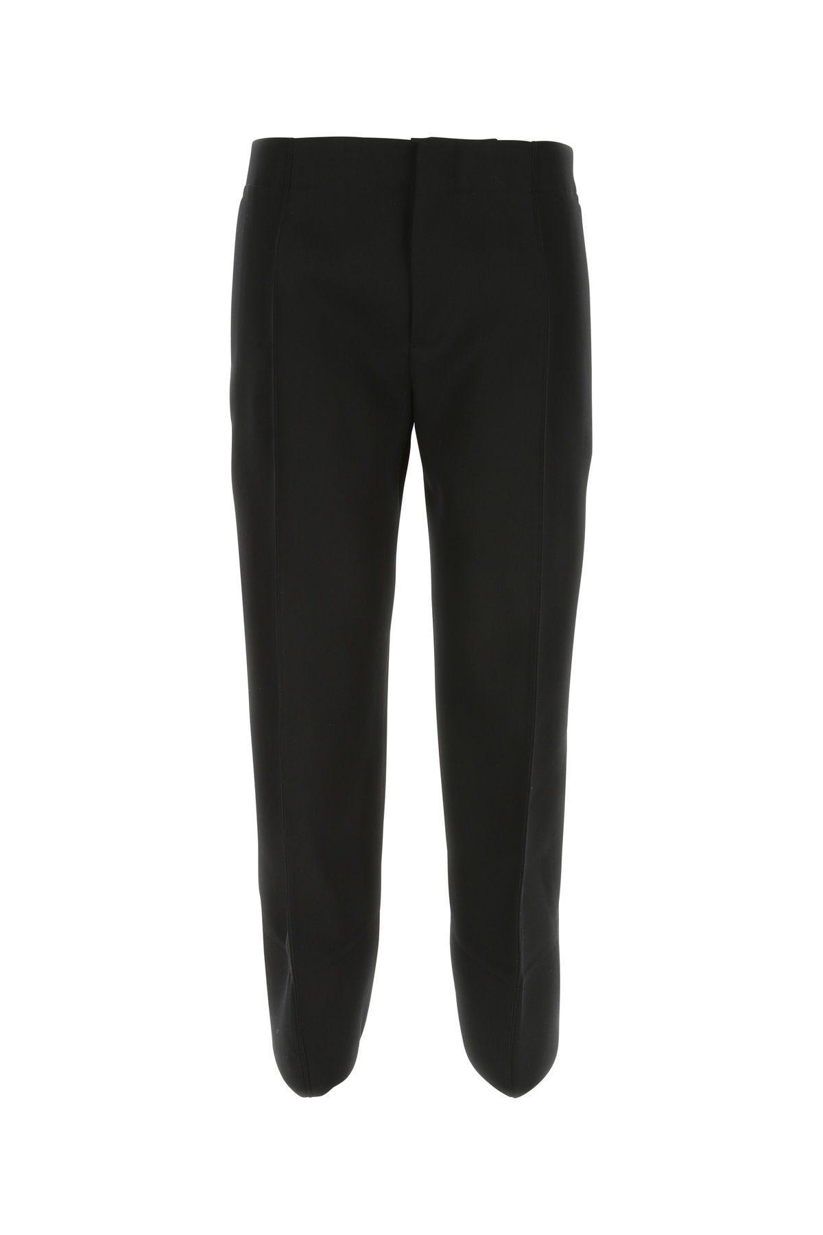 Shop Bottega Veneta Black Wool Pant