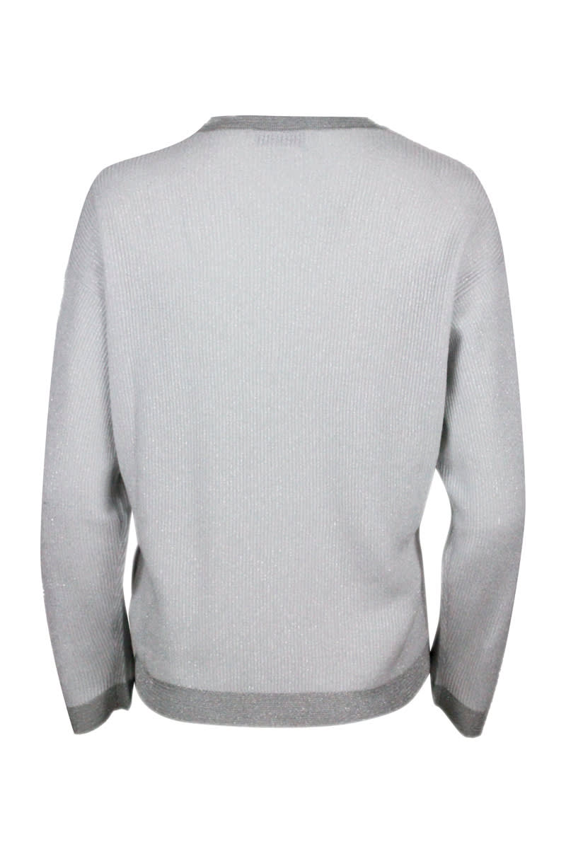 Shop Fabiana Filippi Sweater In White