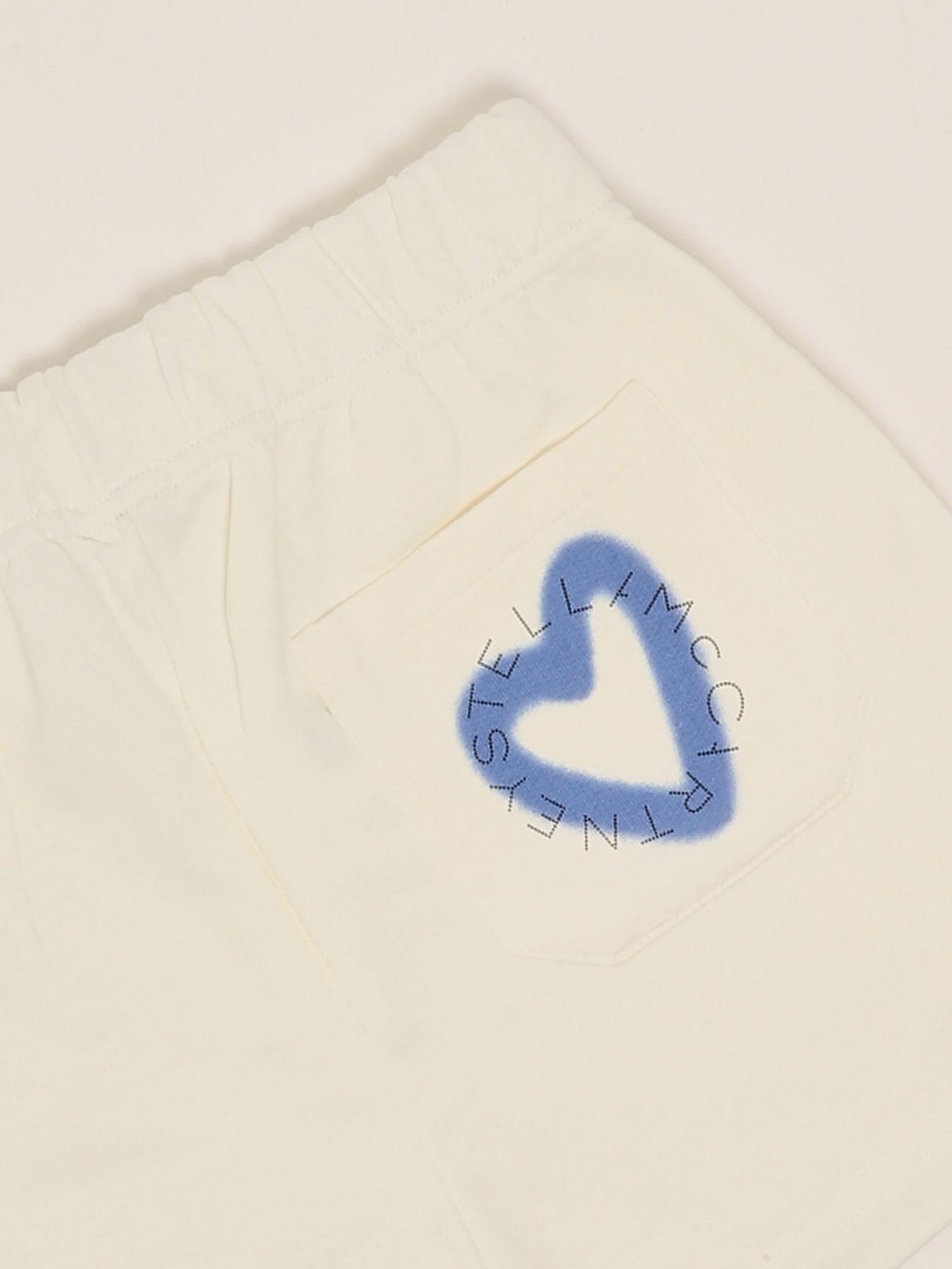 Stella Mccartney Sweatshorts Shorts In Neutral