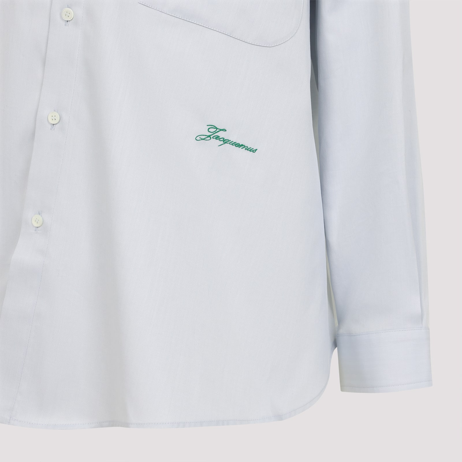 Jacquemus La Chemise Cuadro Shirt In Blue
