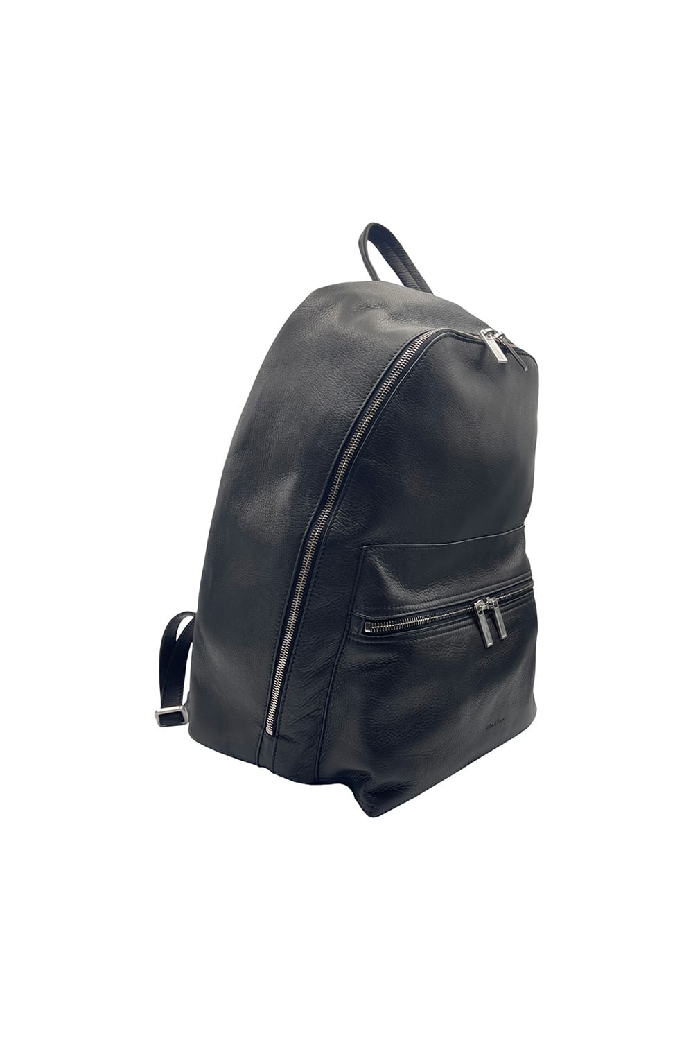 Shop Rick Owens Leather Backpack In Black