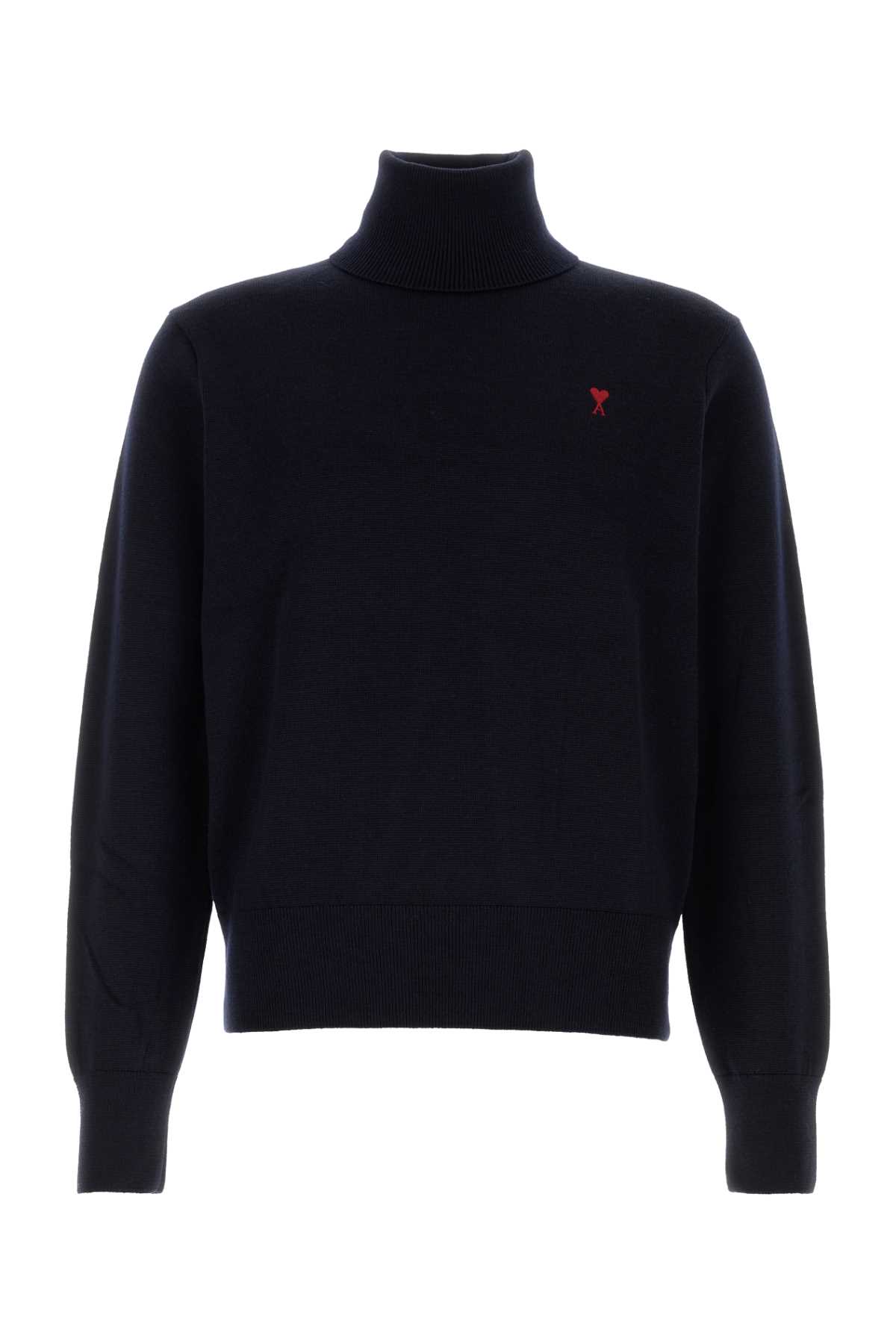 Midnight Blue Wool Sweater