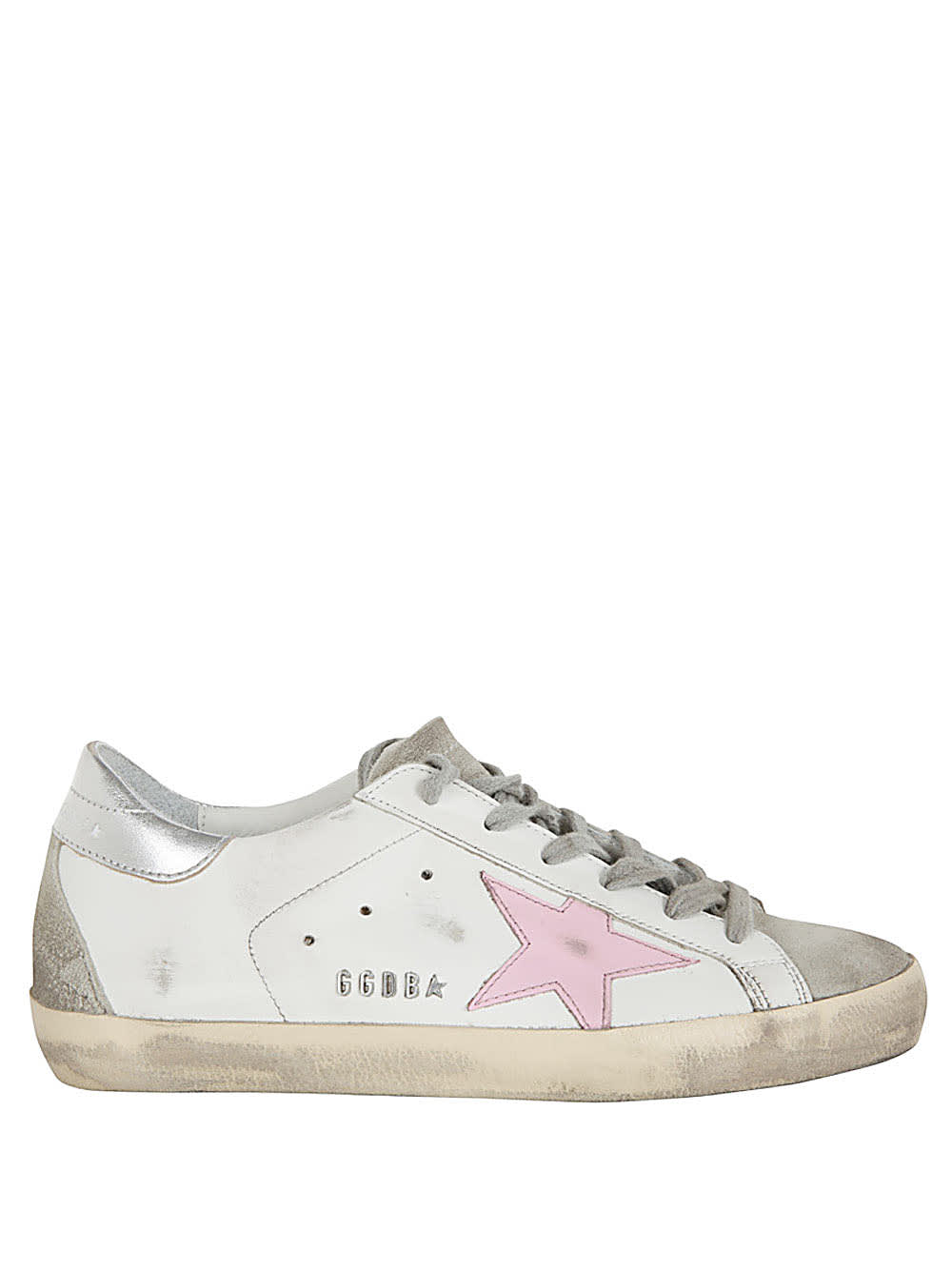 Golden Goose Super-star Leather Upper And Star Suede Toe And Spur ...