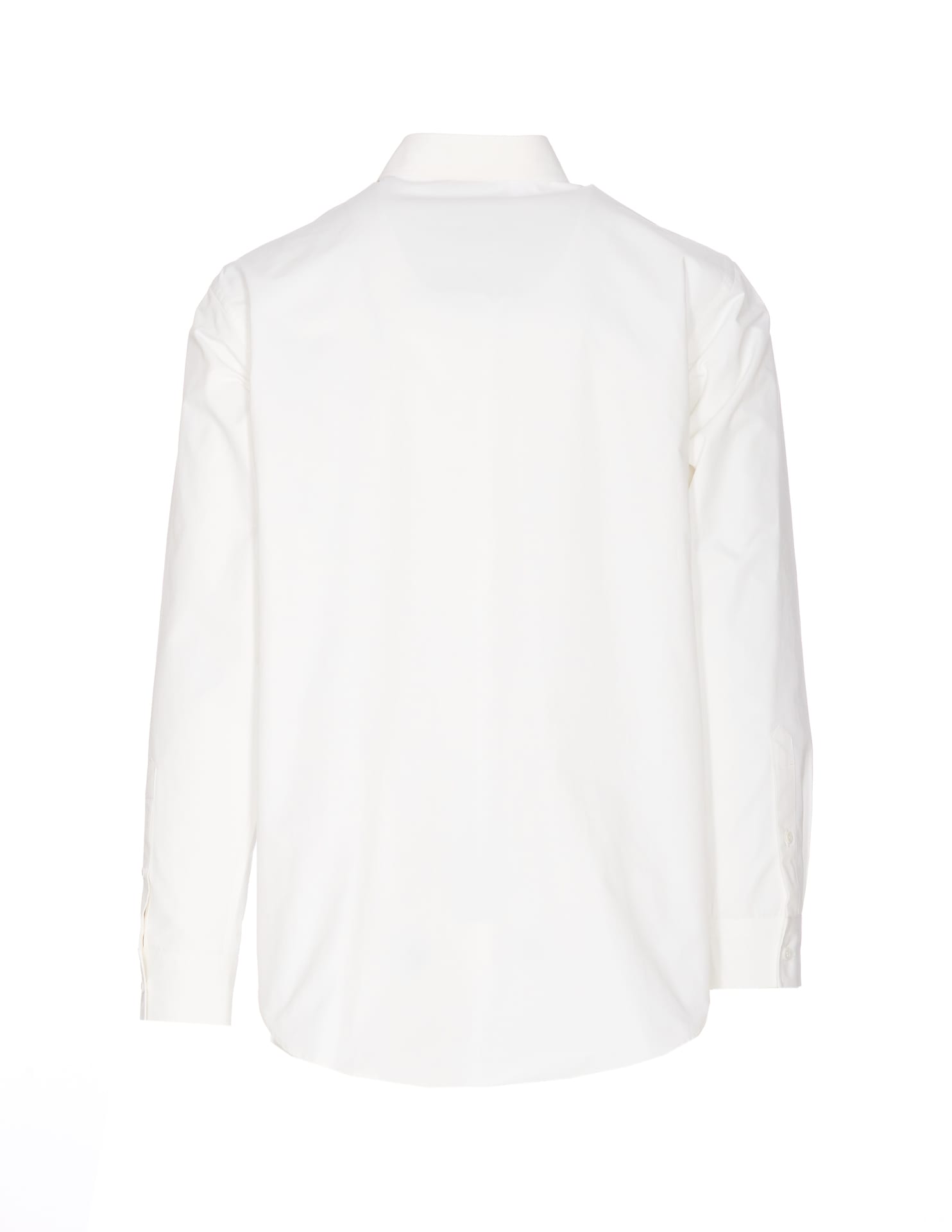 Shop Moschino Heart Shirt In White