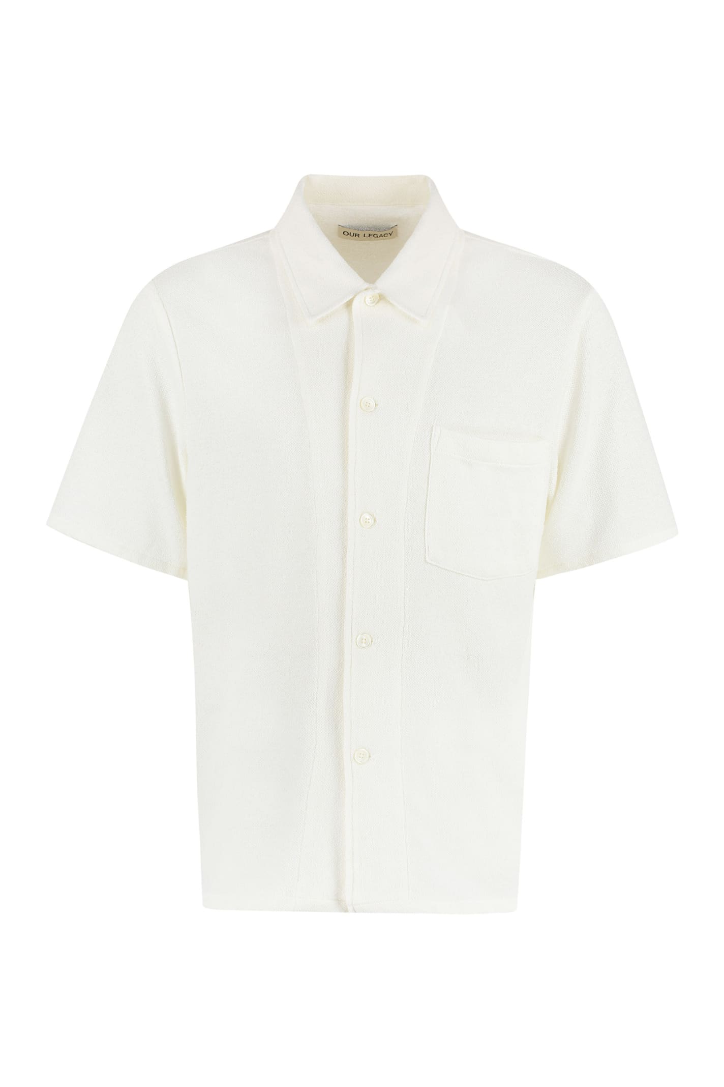 Our Legacy Short Sleeve Shirt In White