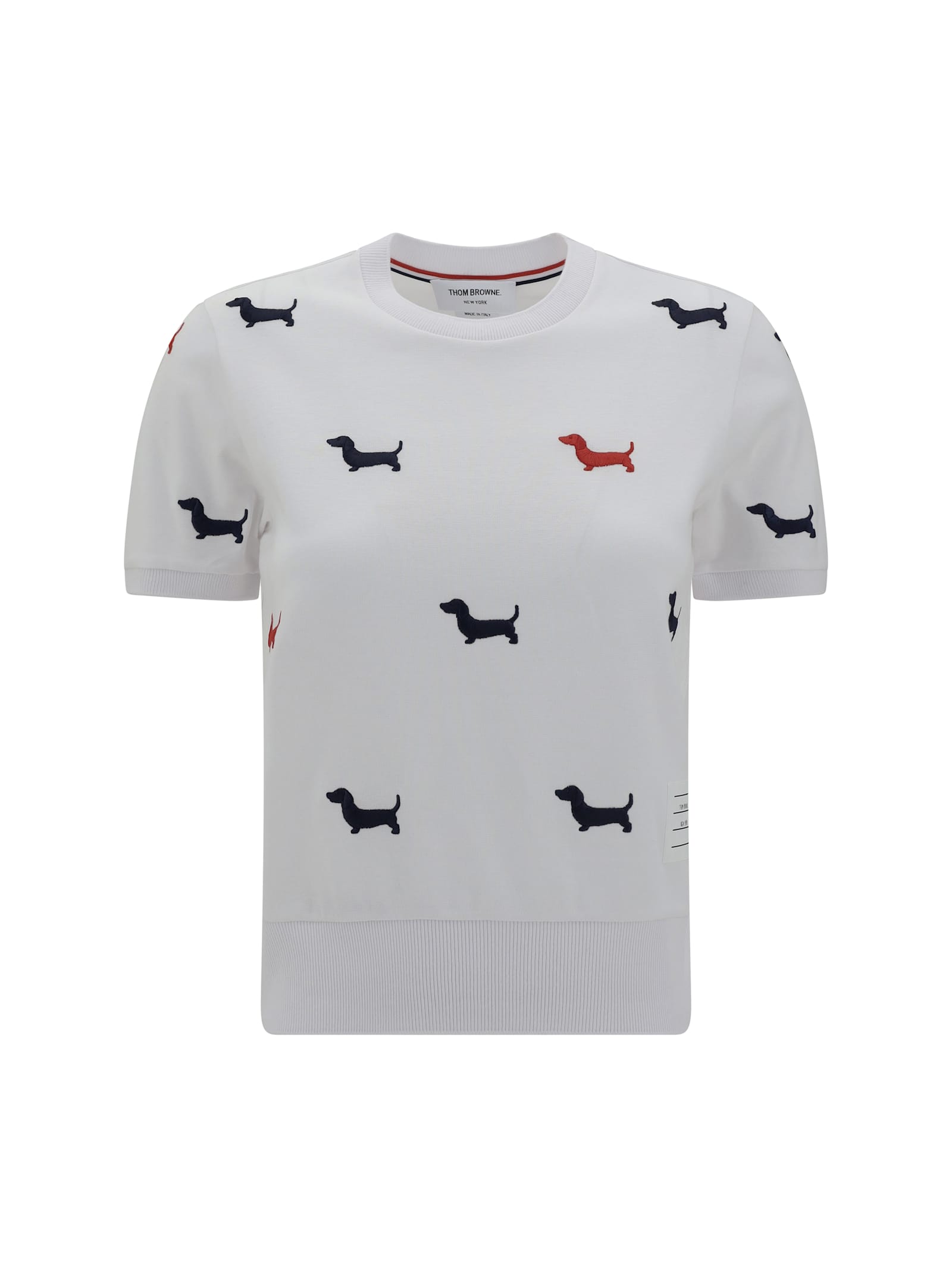 Thom Browne Dachshunds T-shirt In White