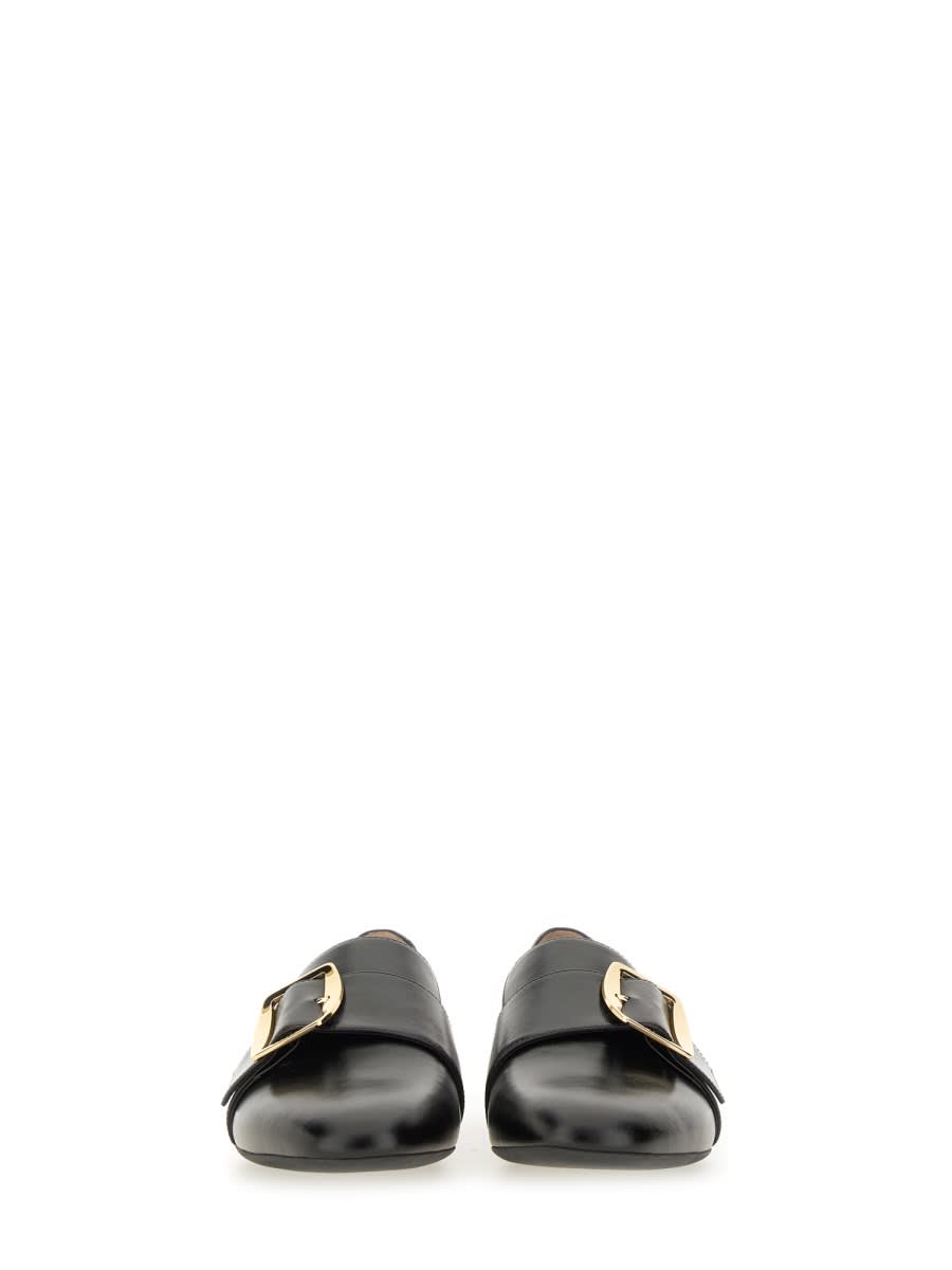 Bally Black Leather Loafers In Black