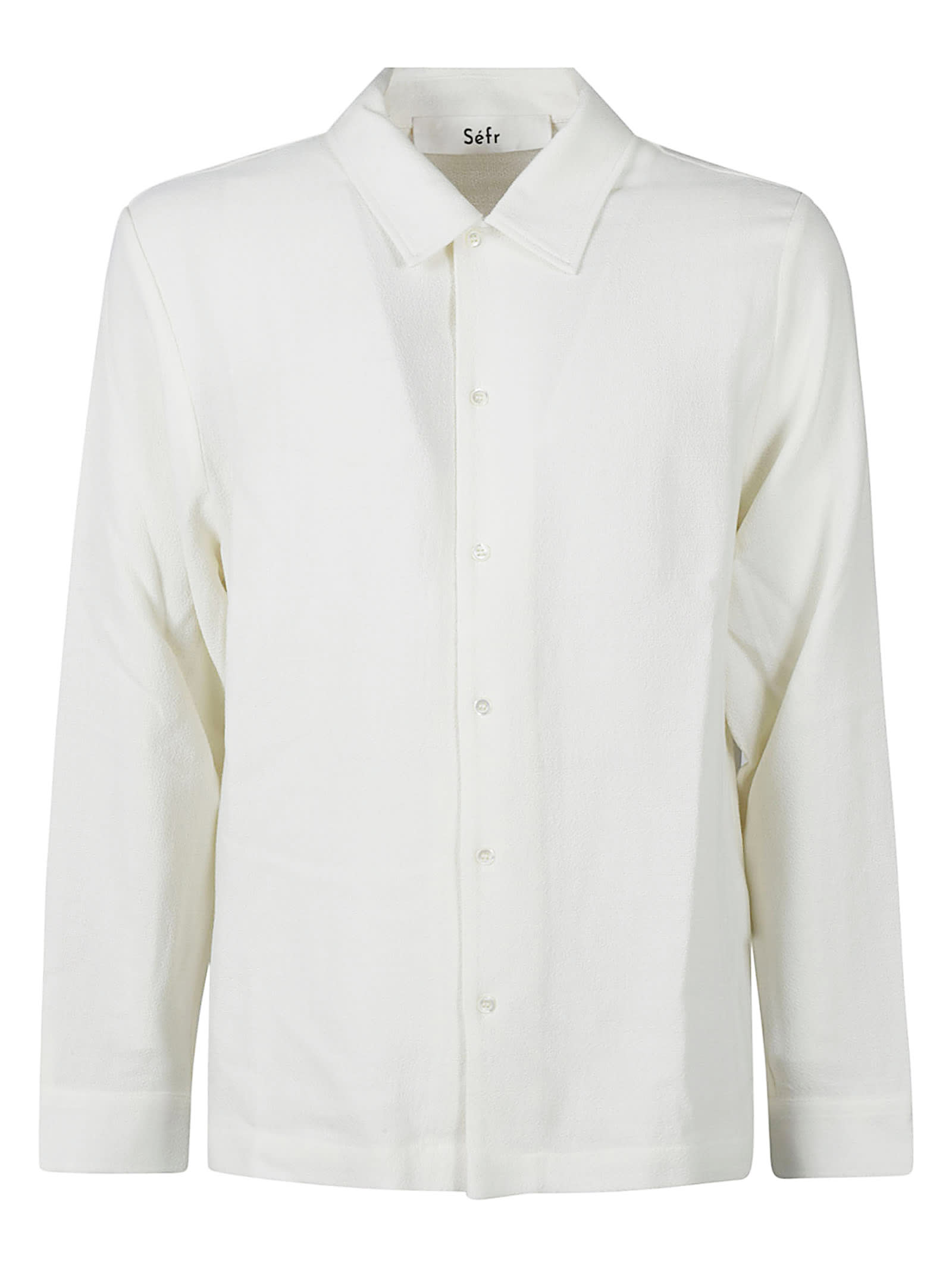 Shop Séfr Sense Shirt In Off-white