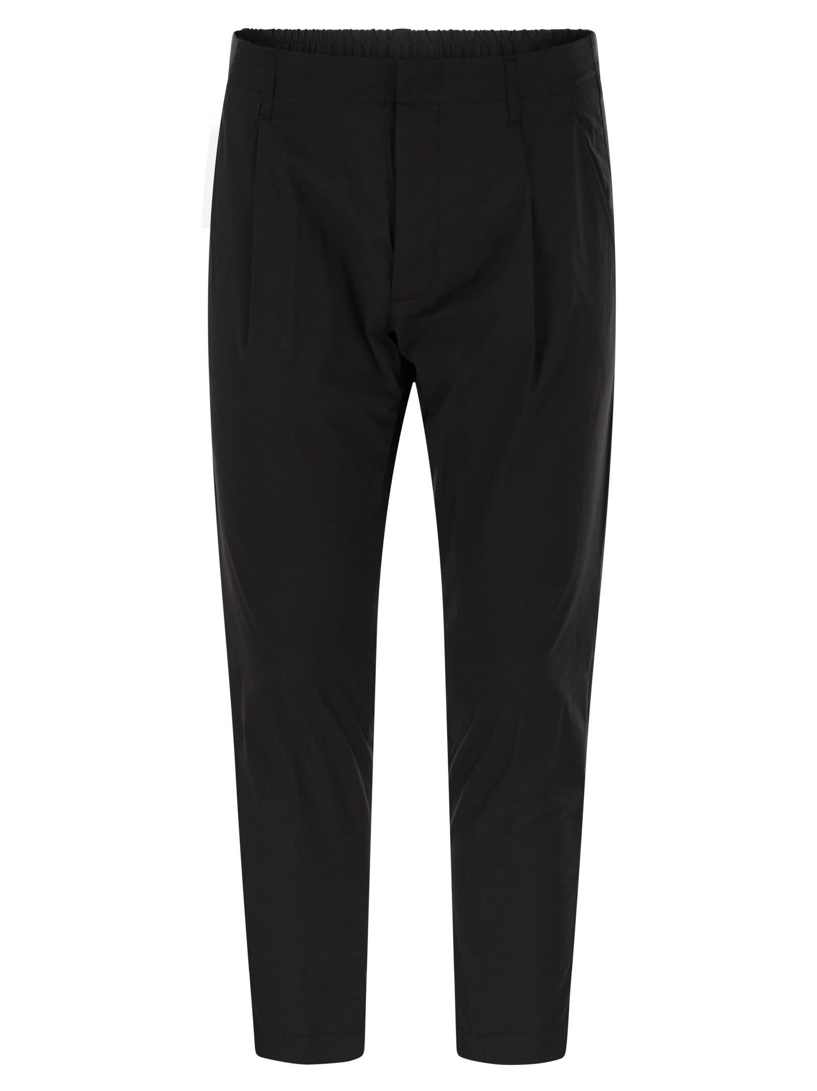 Ben - Carrot Poplin Trousers