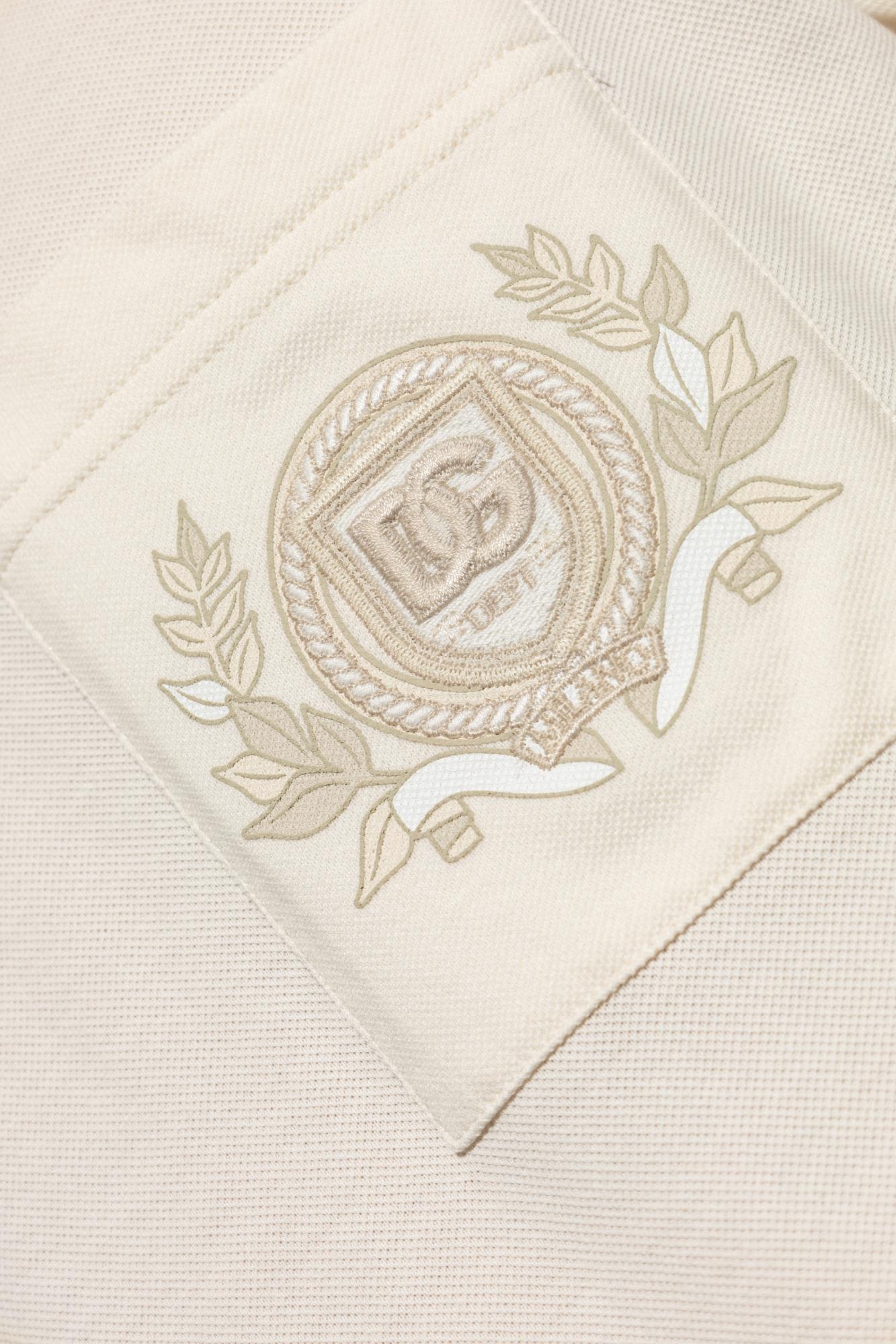 Dolce & Gabbana Polo With Pocket In White