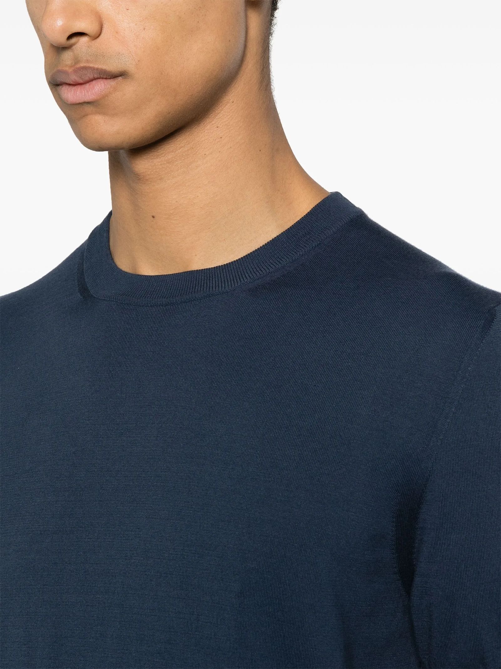 Fedeli Geometrisch Gemustertes T-shirt In Blue